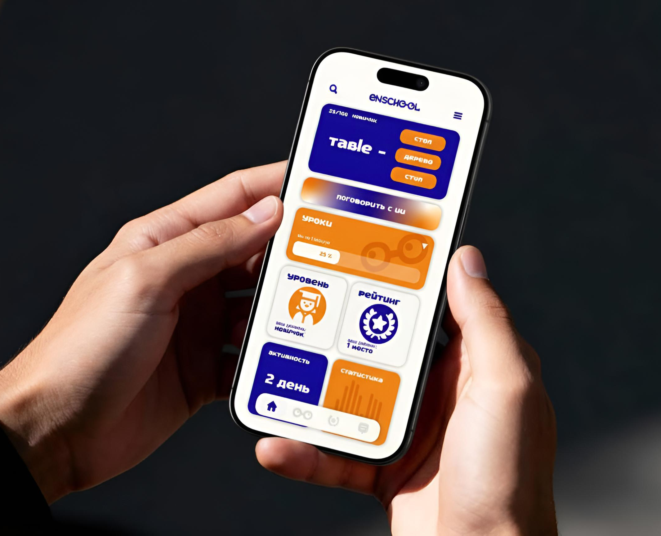 ENschool - разработка дизайна приложения на Dprofile
