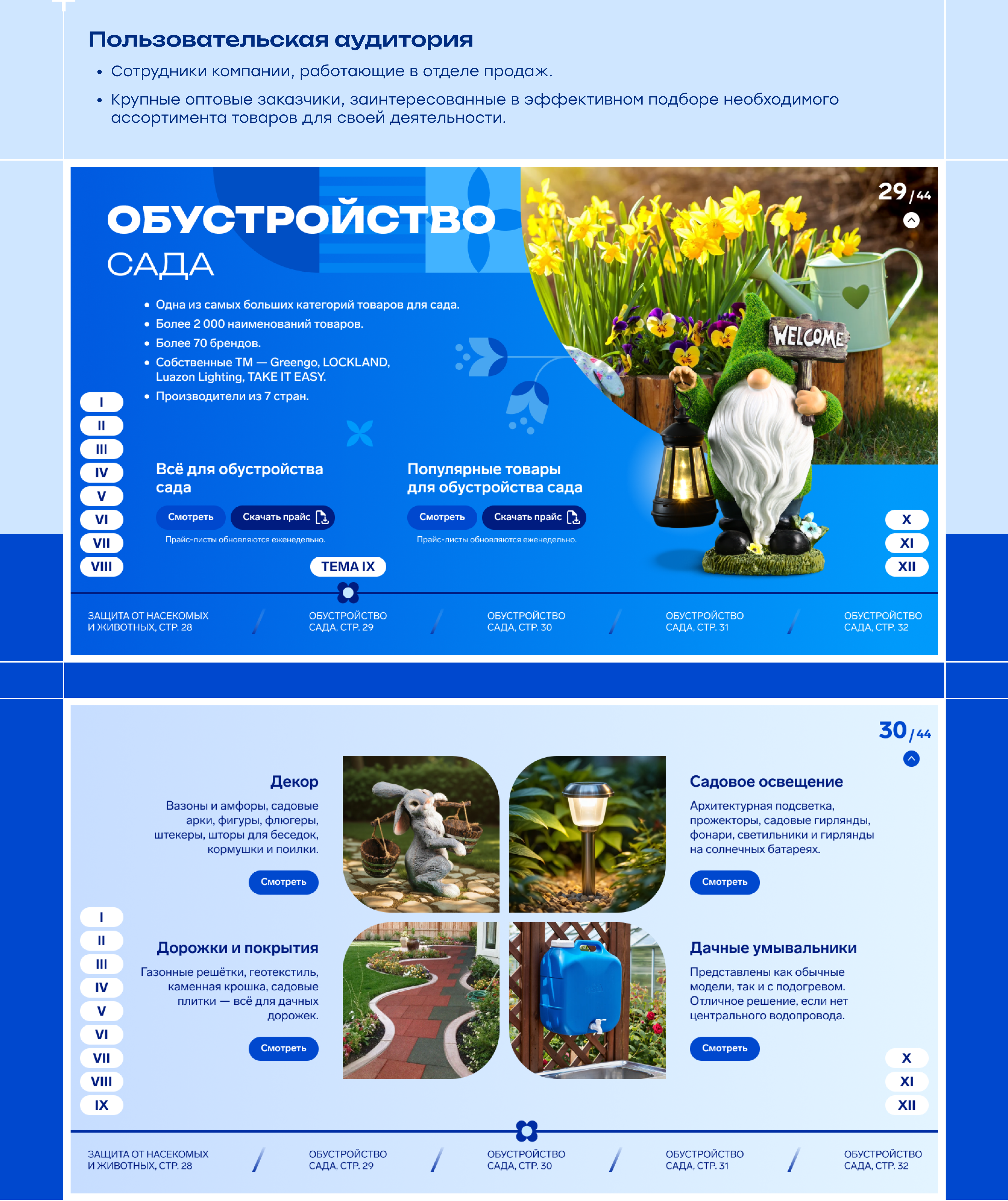 Интерактивная презентация категории "Сад" сайта SIMA-LAND.ru — Изображение №4 — Графика, Маркетинг на Dprofile