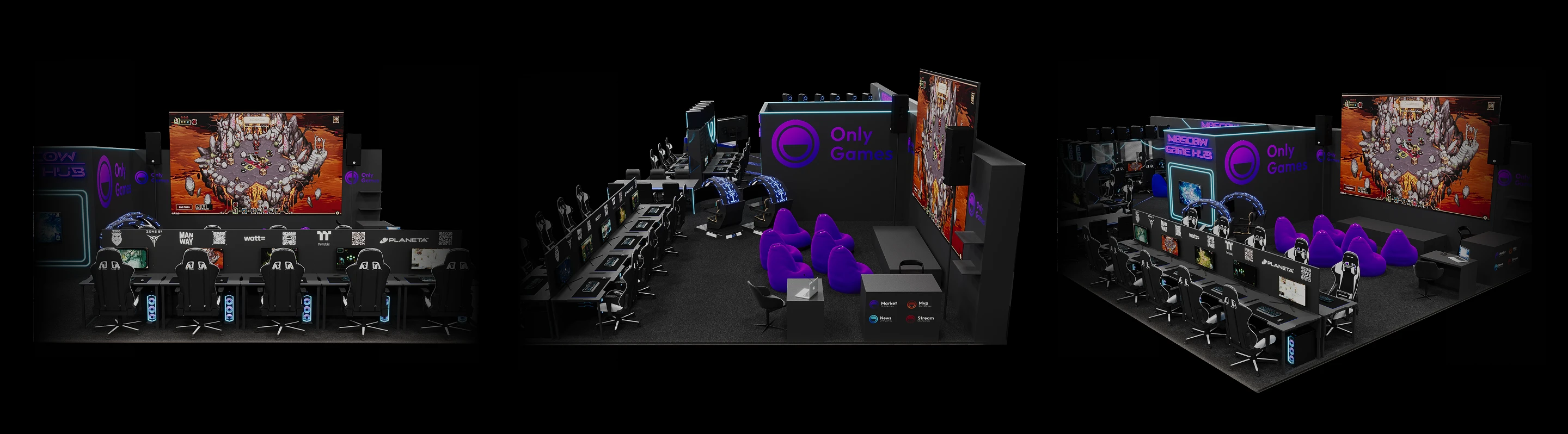 Moscow Game Hub — дизайн мероприятия — Изображение №8 — Брендинг на Dprofile