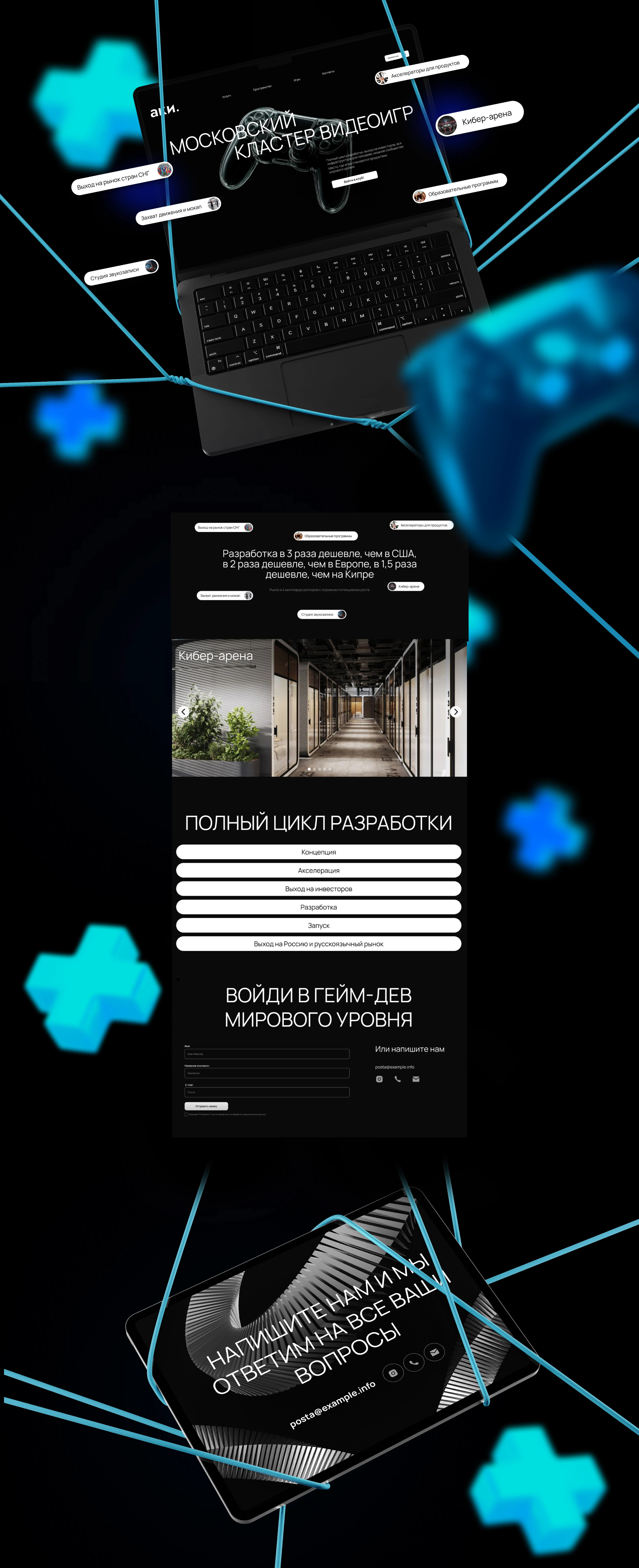 Moscow Game Hub — дизайн мероприятия — Изображение №4 — Брендинг на Dprofile