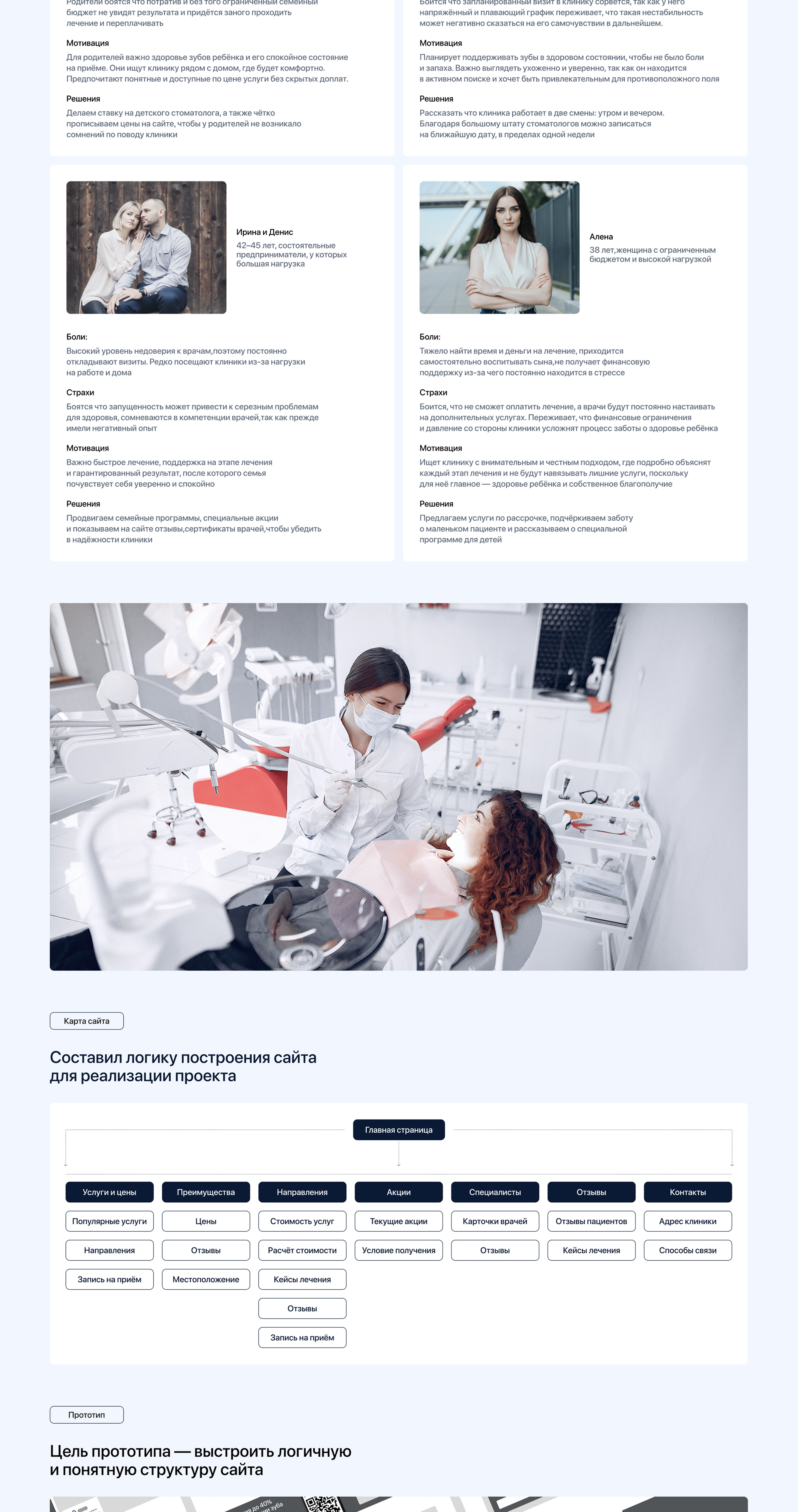 Редизайн стоматологической клиники — Изображение №3 — Интерфейсы на Dprofile