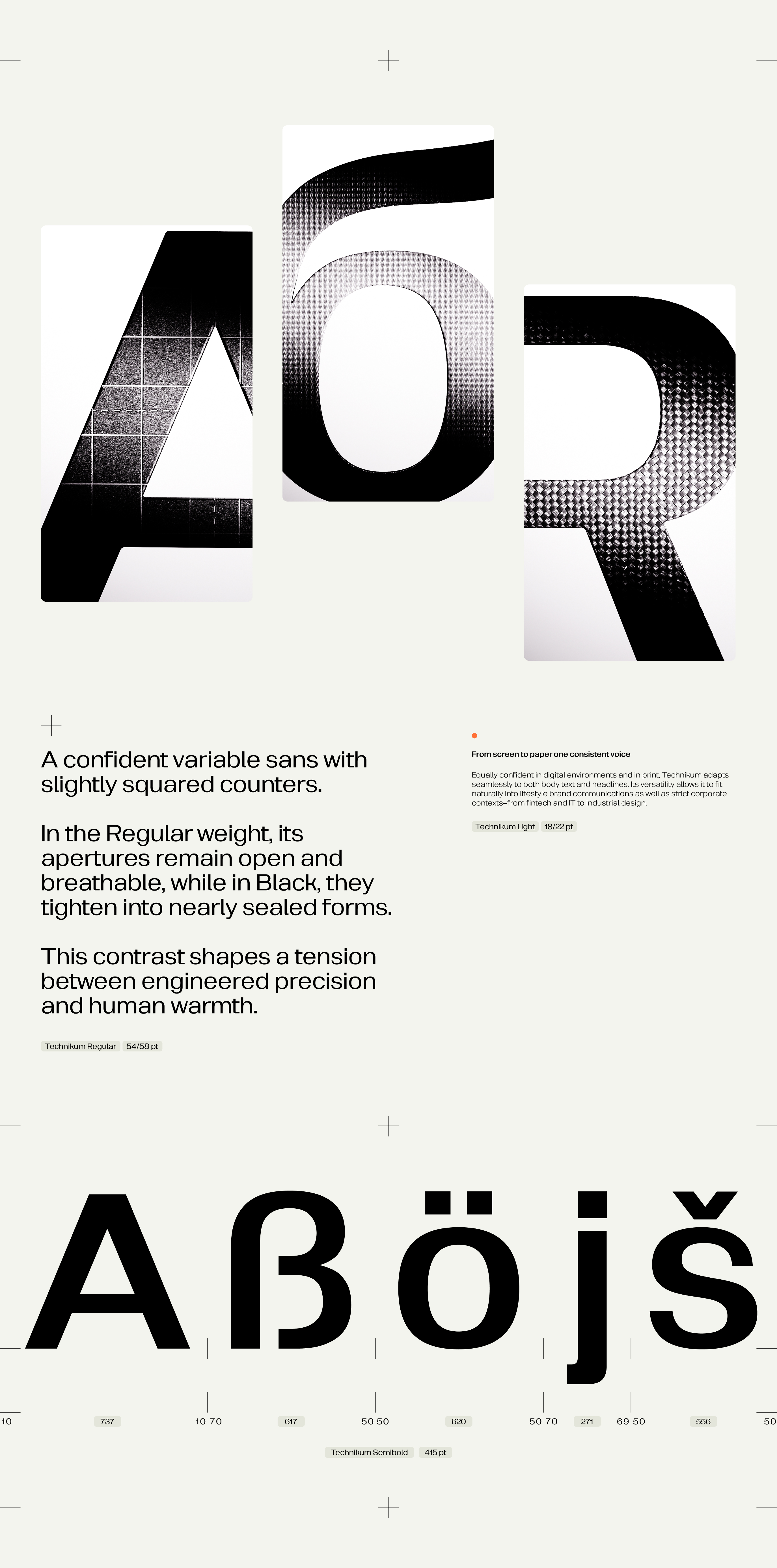 Technikum, шрифт — Изображение №6 — Графика, 3D на Dprofile