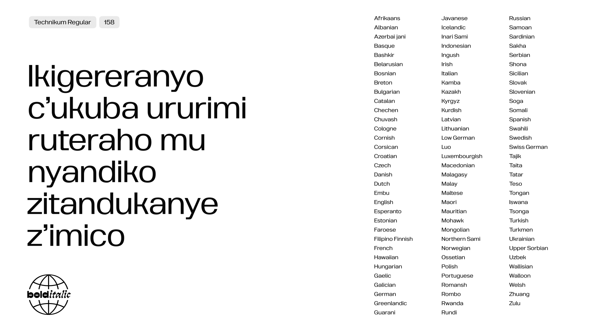 Technikum, шрифт — Изображение №9 — Графика, 3D на Dprofile