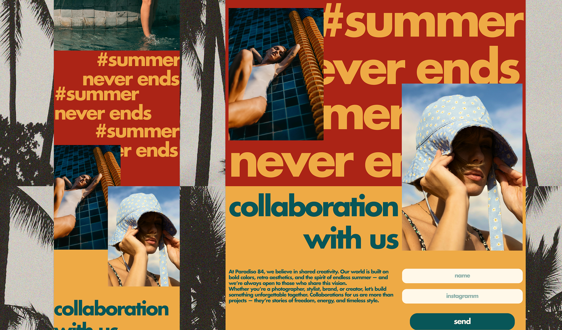 Swimwear brand identity — Изображение №6 — Интерфейсы, Брендинг на Dprofile