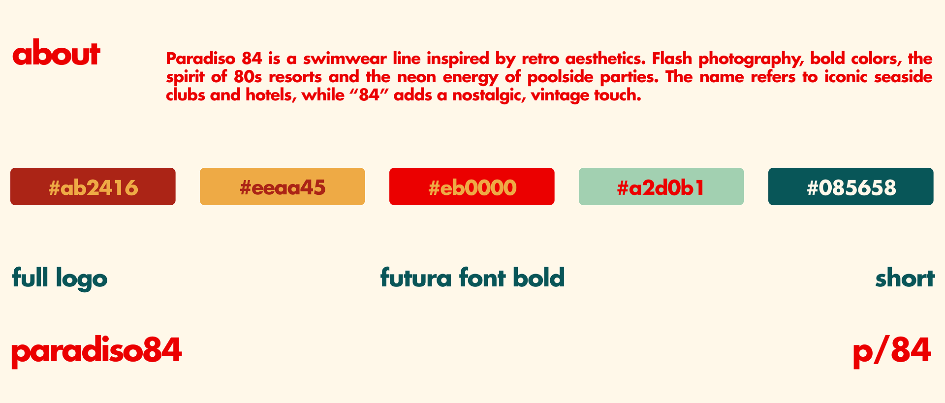 Swimwear brand identity — Изображение №2 — Интерфейсы, Брендинг на Dprofile