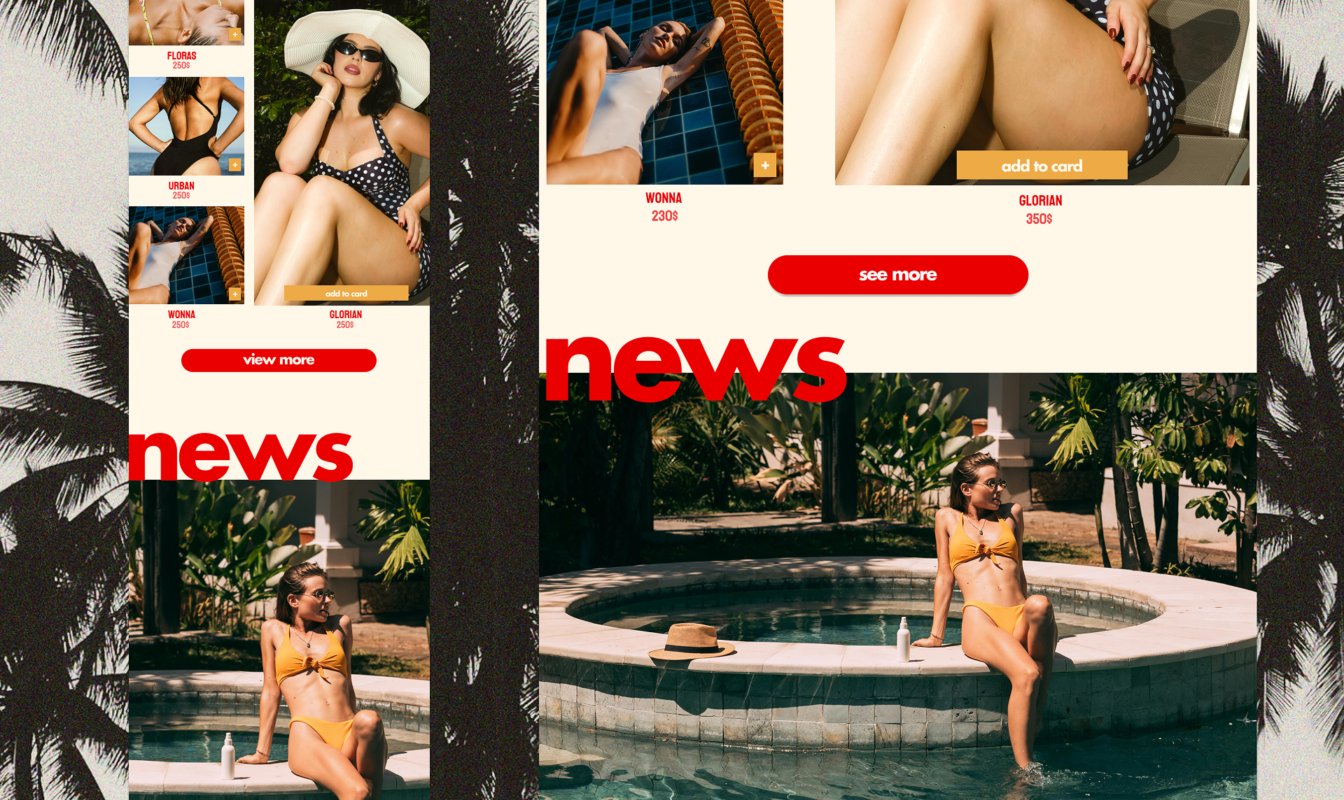 Swimwear brand identity — Изображение №5 — Интерфейсы, Брендинг на Dprofile