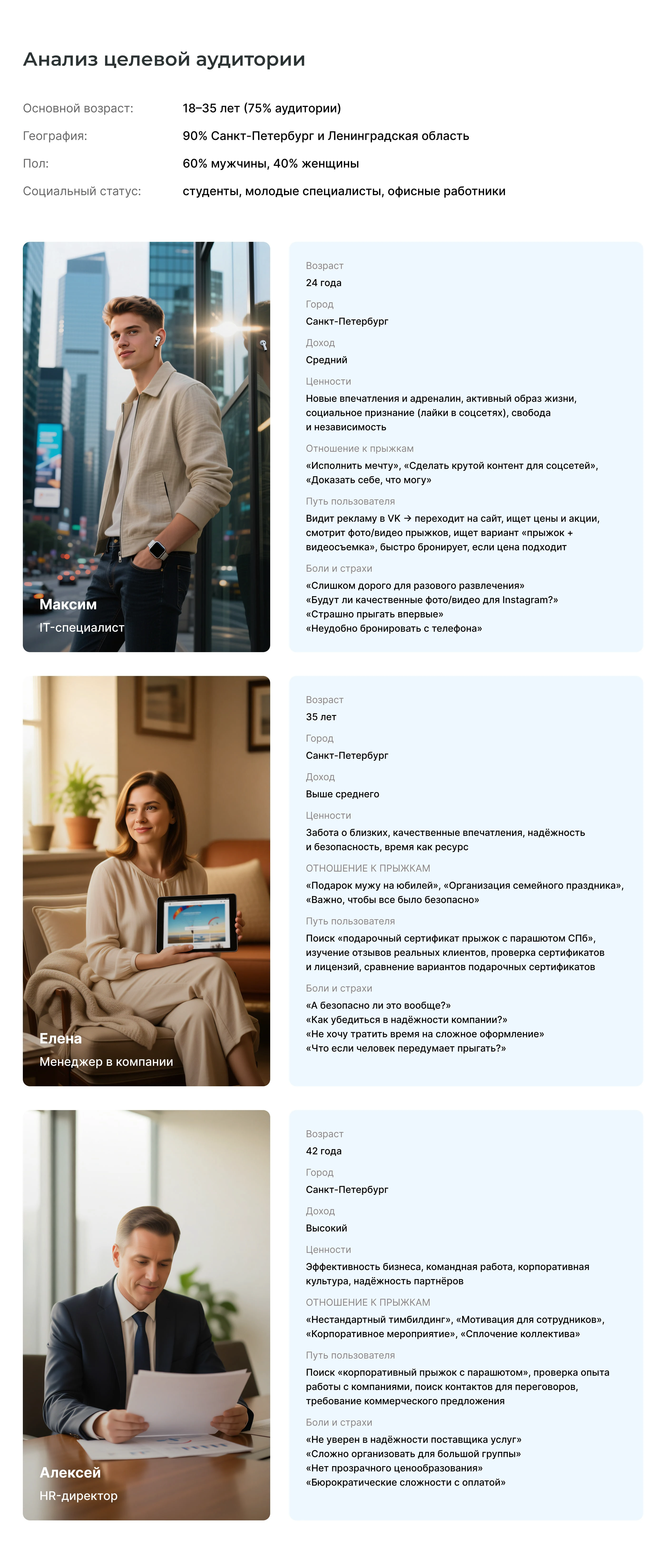 Редизайн сайта по продаже прыжков с парашютом — Изображение №3 — Интерфейсы на Dprofile