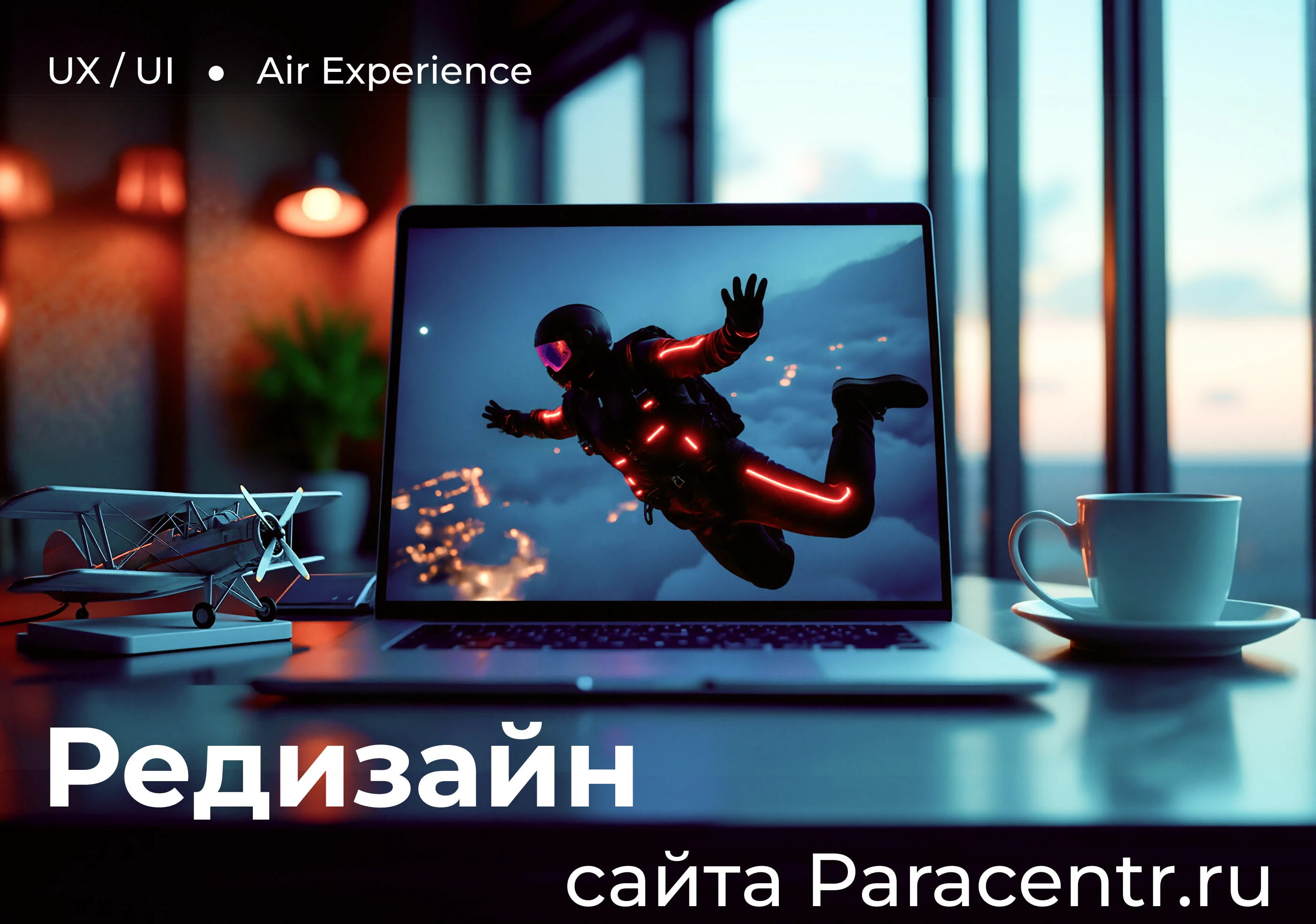 Редизайн сайта по продаже прыжков с парашютом — Изображение №1 — Интерфейсы на Dprofile