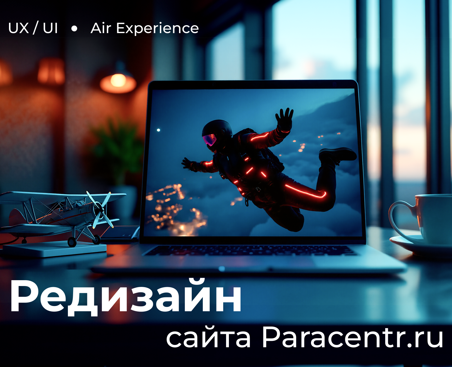 Редизайн сайта по продаже прыжков с парашютом — Интерфейсы на Dprofile