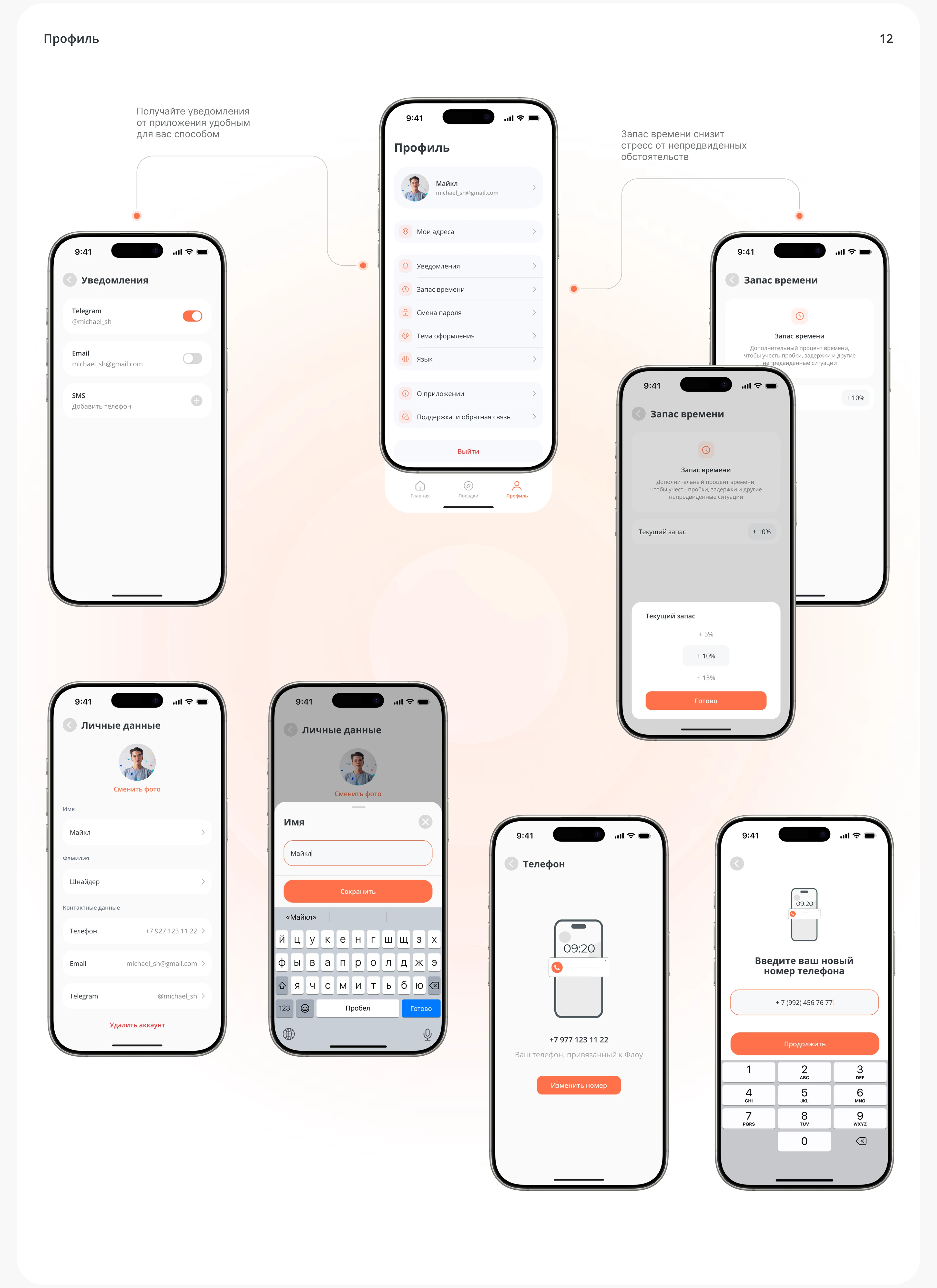 Flow — Trip Planner App | UI/UX Design — Изображение №14 — Интерфейсы на Dprofile