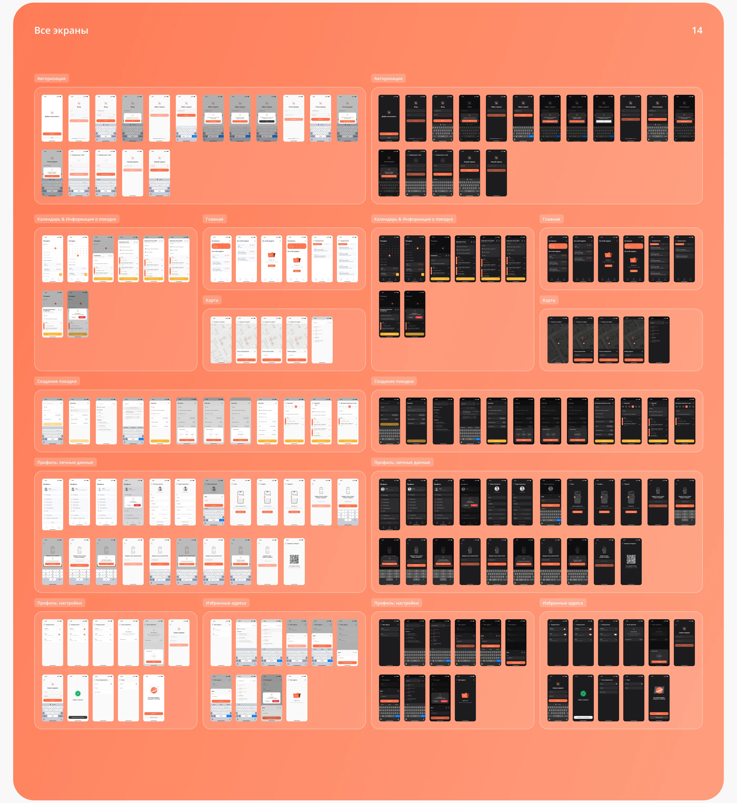 Flow — Trip Planner App | UI/UX Design — Изображение №17 — Интерфейсы на Dprofile