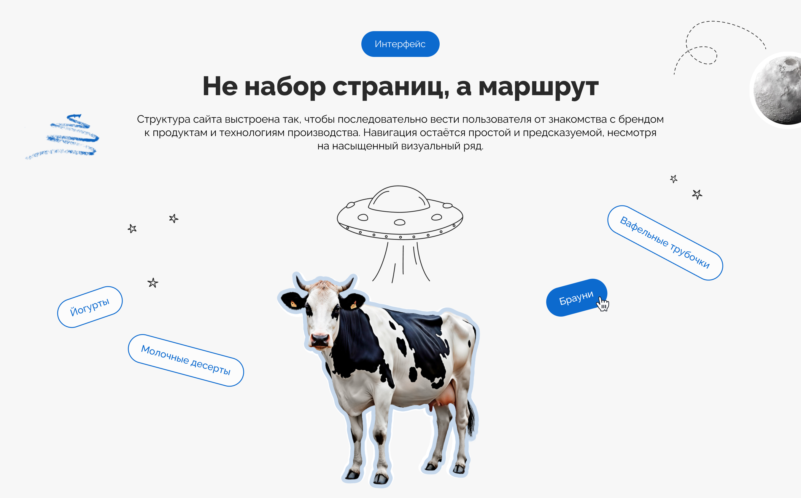 Сайт производителя детских йогуртов — Изображение №6 — Интерфейсы, Анимация на Dprofile