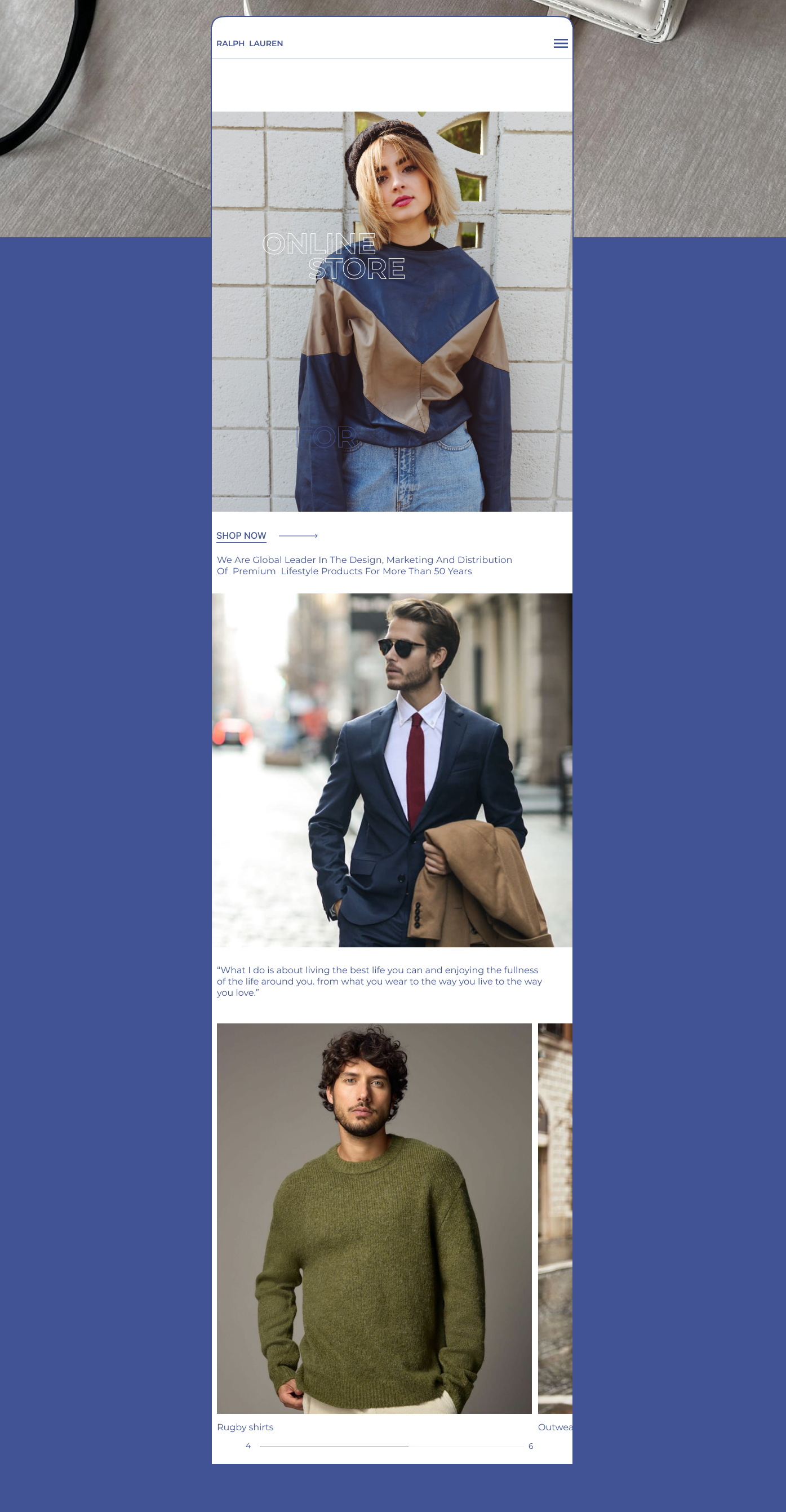 RALPH LAUREN — Изображение №6 — Интерфейсы на Dprofile