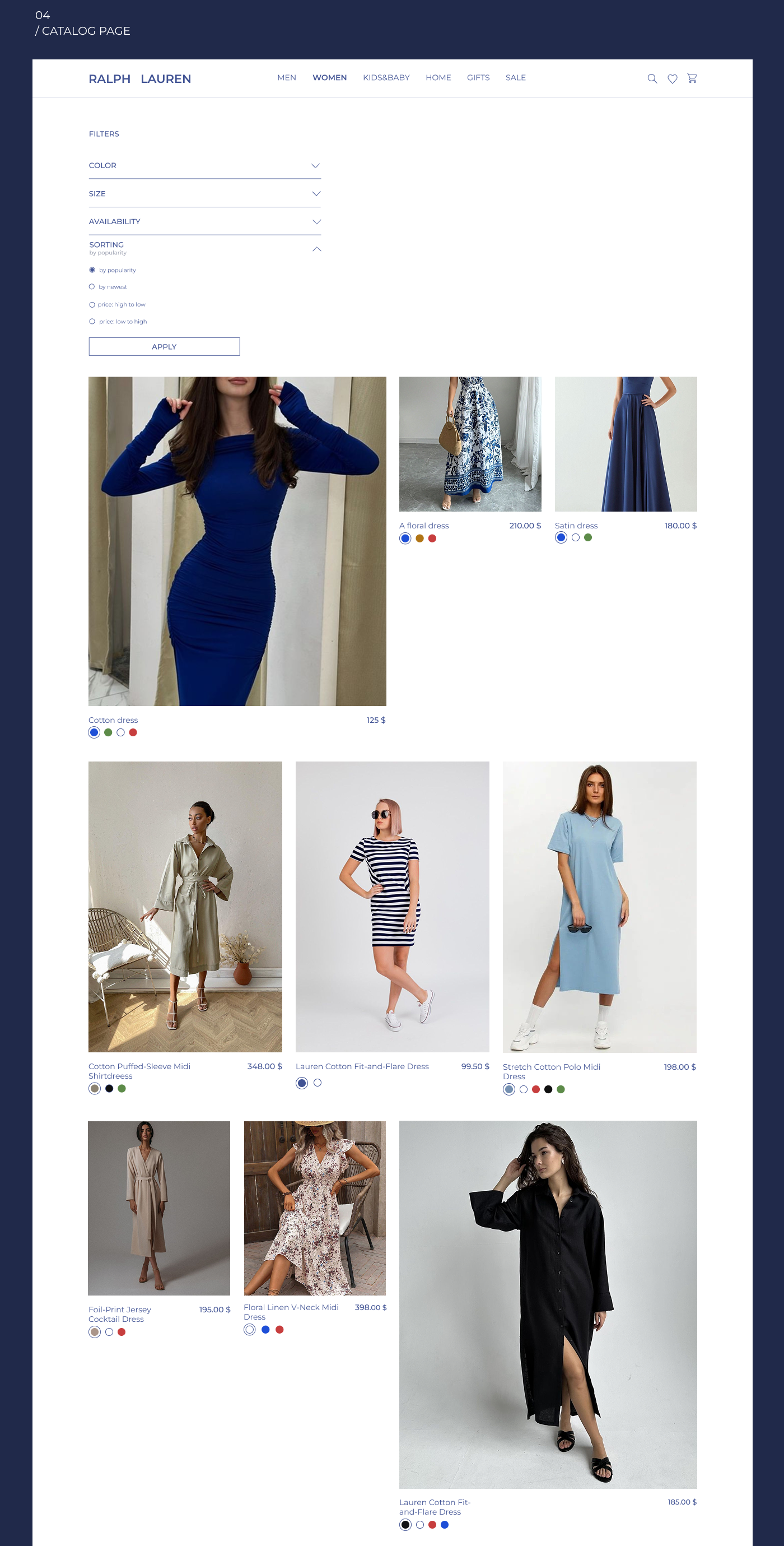 RALPH LAUREN — Изображение №7 — Интерфейсы на Dprofile