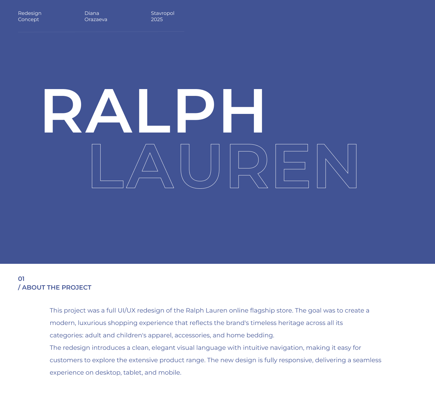 RALPH LAUREN — Изображение №1 — Интерфейсы на Dprofile