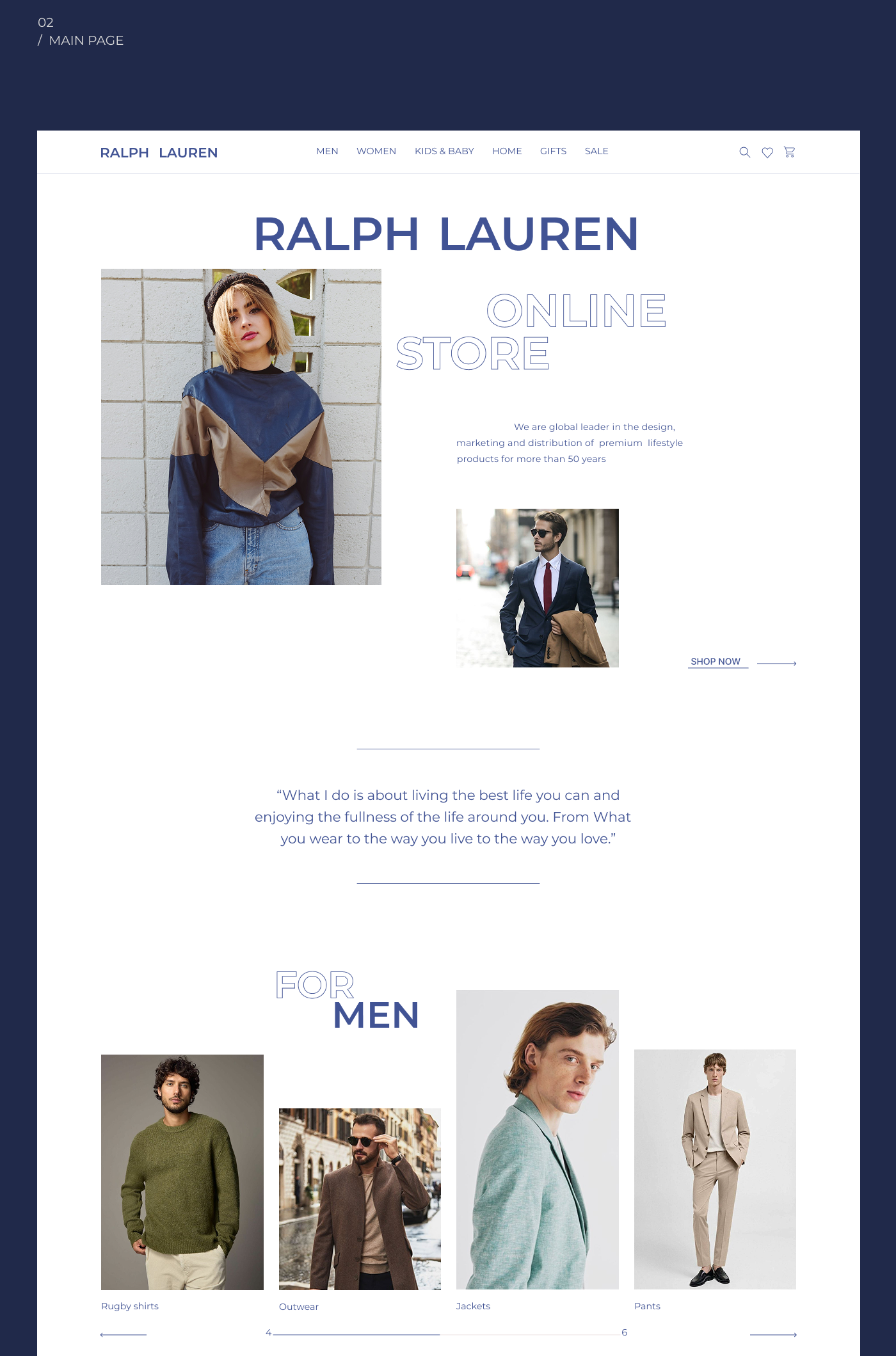 RALPH LAUREN — Изображение №2 — Интерфейсы на Dprofile