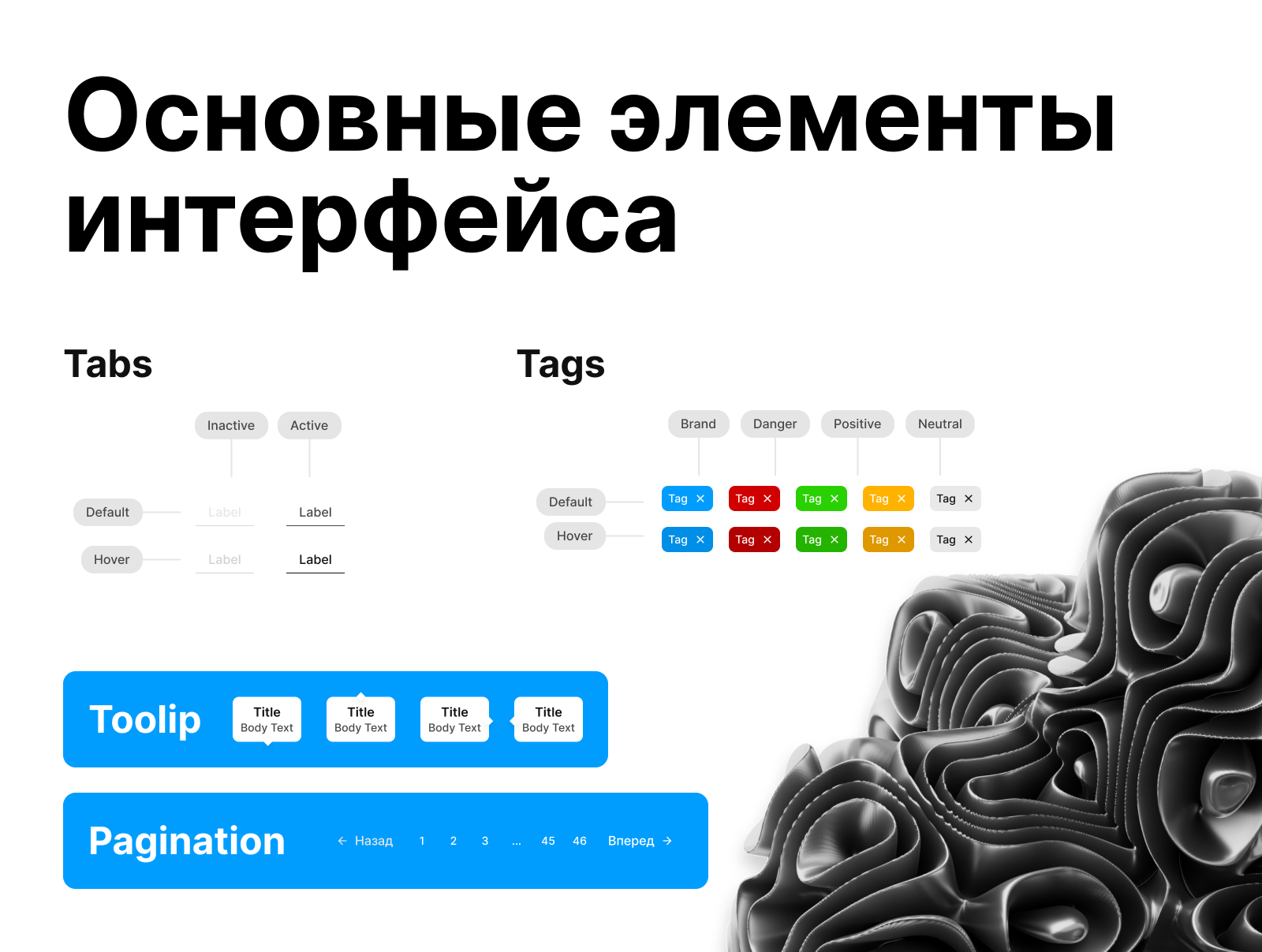 UI KIT MinBase - дизайн система для создания сайтов — Изображение №4 — Интерфейсы на Dprofile