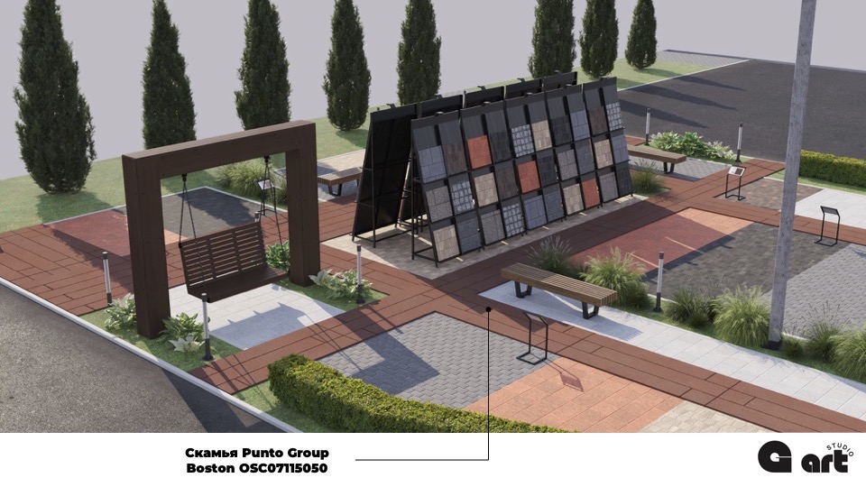 Концепция благоустройства выставочной площадки — Изображение №4 — Иллюстрация на Dprofile