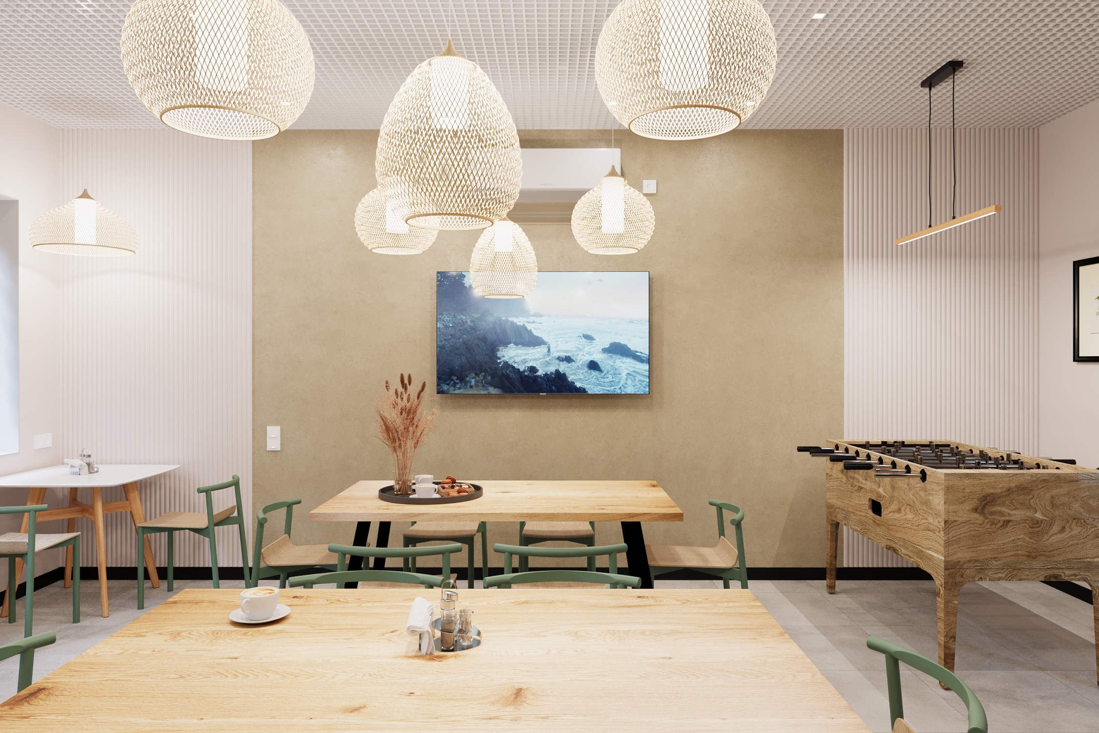 Дизайн-проект столовой кирпичного завода. — Изображение №7 — Иллюстрация на Dprofile