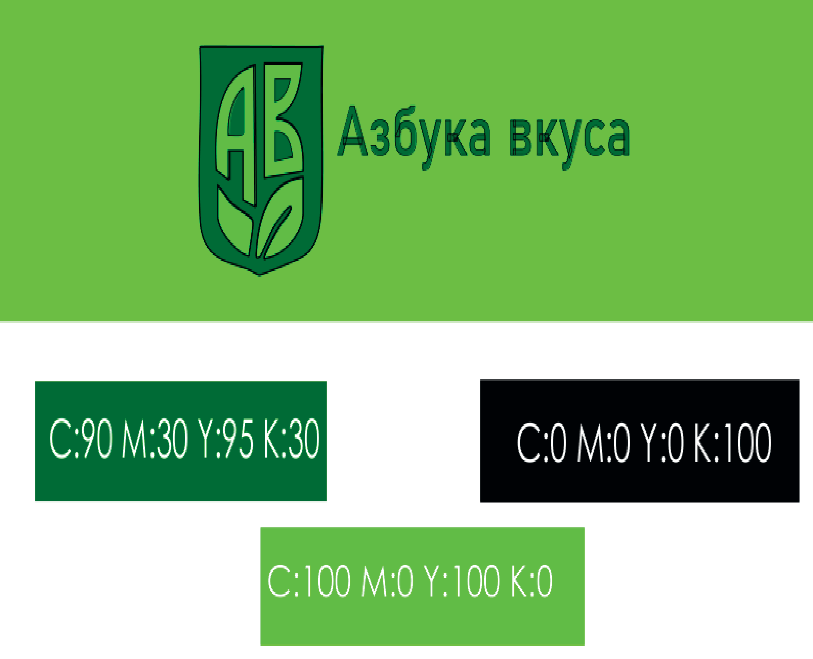 Редизайн  и брендбу логотип "Азбука Вкуса" — Брендинг, Графика на Dprofile