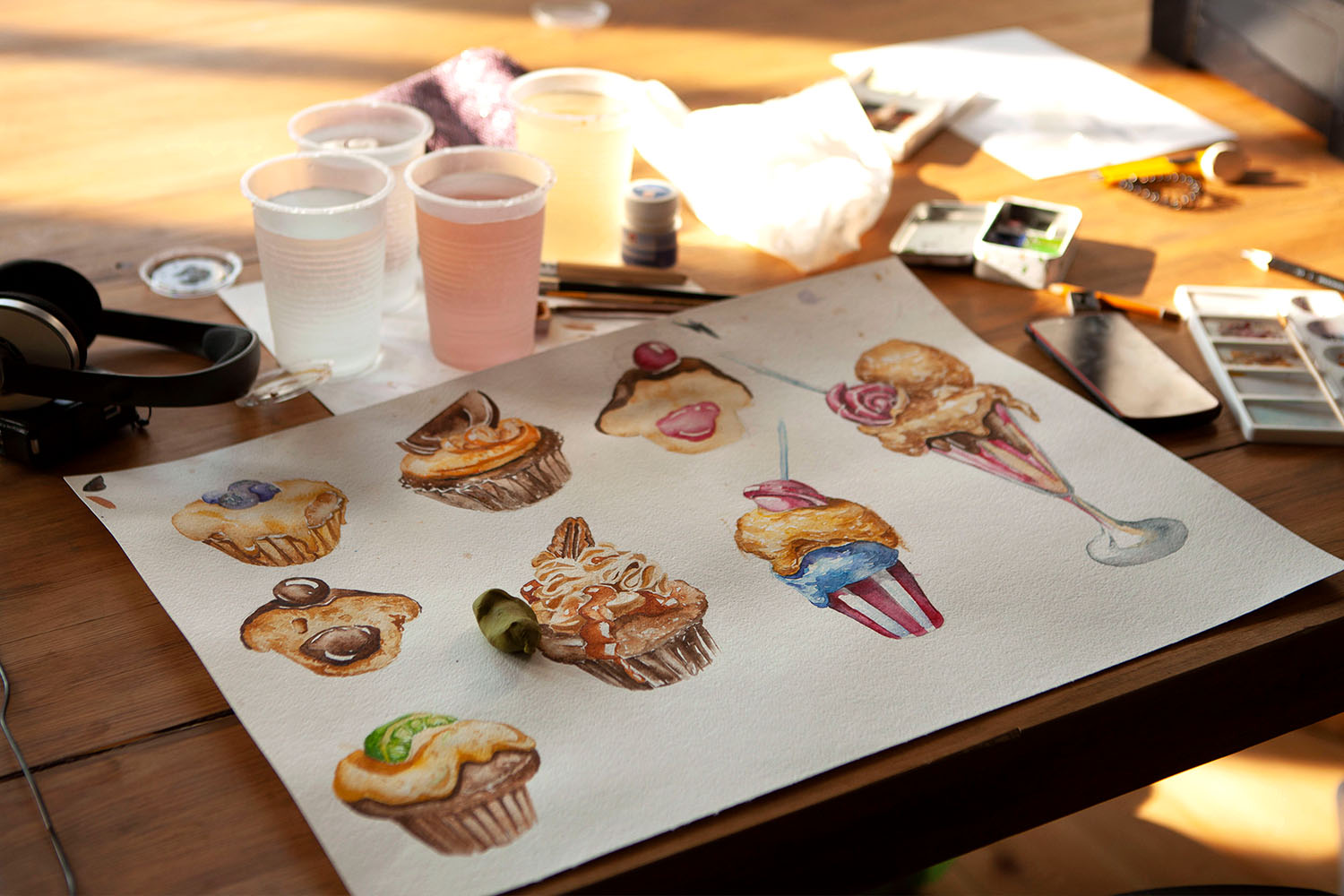 Акварельная фуд-иллюстрация — Изображение №2 — Иллюстрация на Dprofile