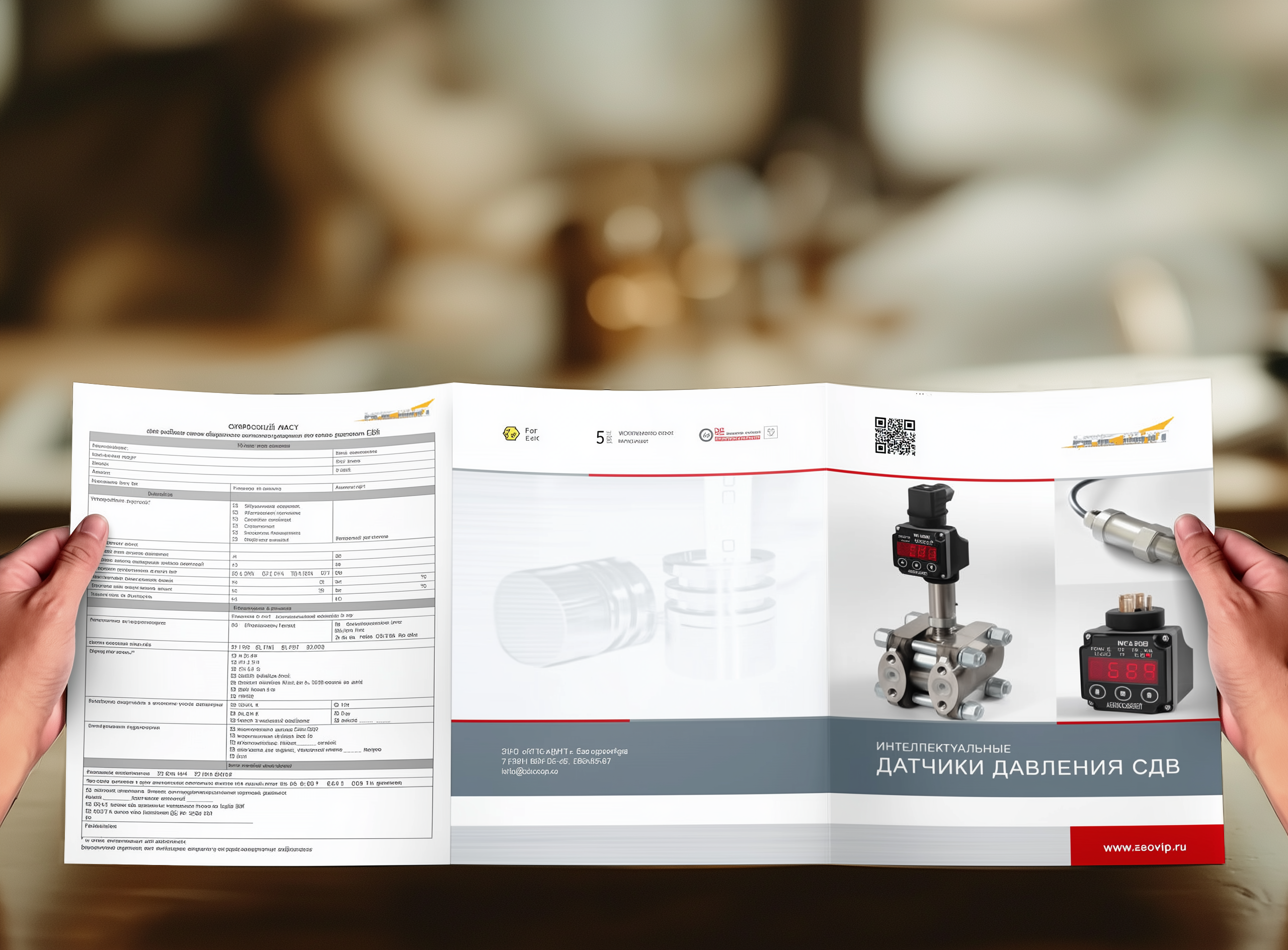 Буклет для сенсорной продукции — Изображение №1 — Графика на Dprofile