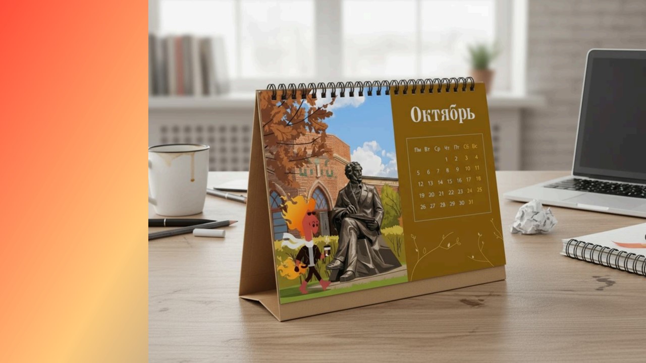 Настольный календарь на 2026 год — Изображение №13 — Иллюстрация на Dprofile