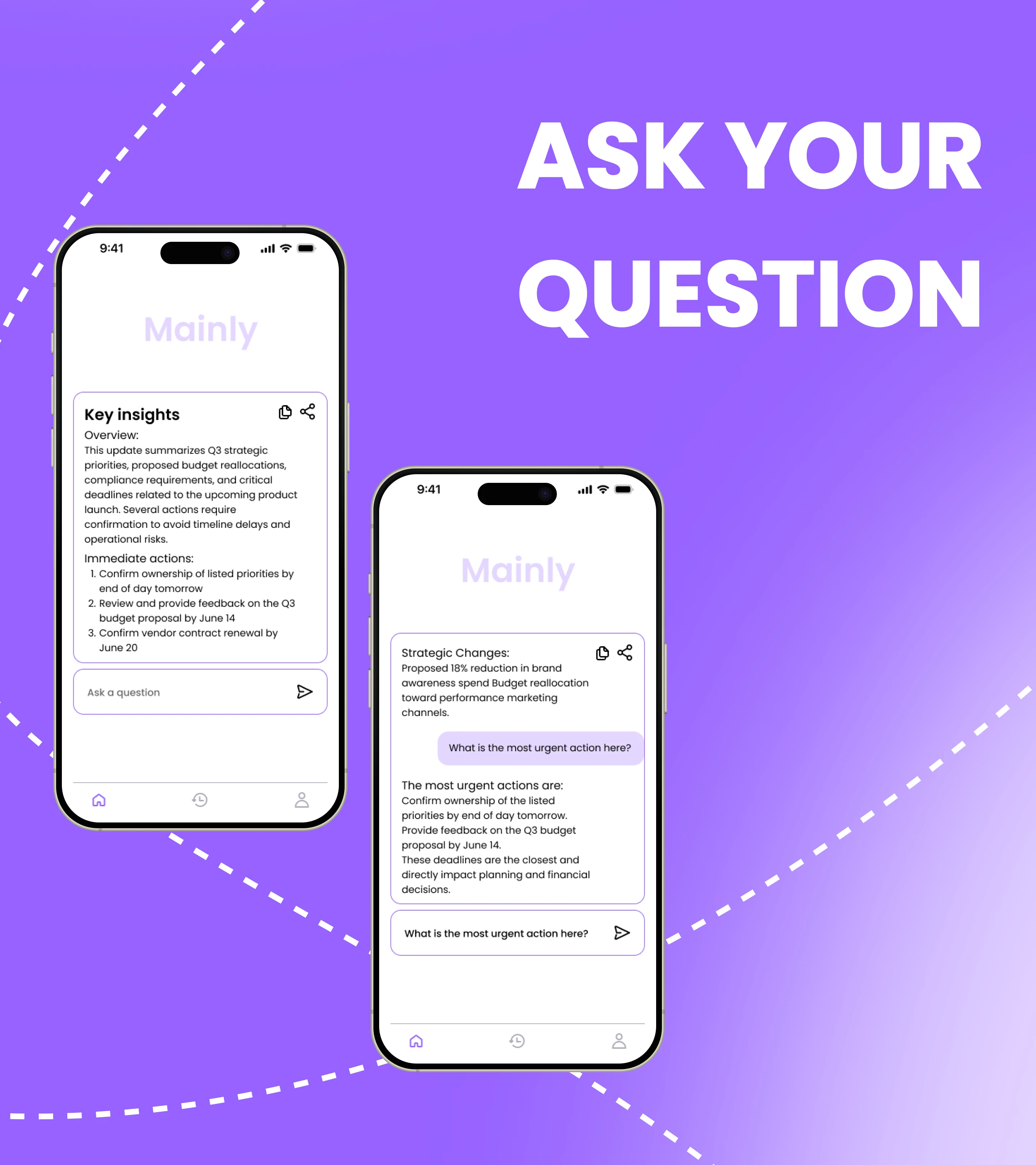 MAINLY | AI Assistant Mobile App — Изображение №14 — Интерфейсы на Dprofile