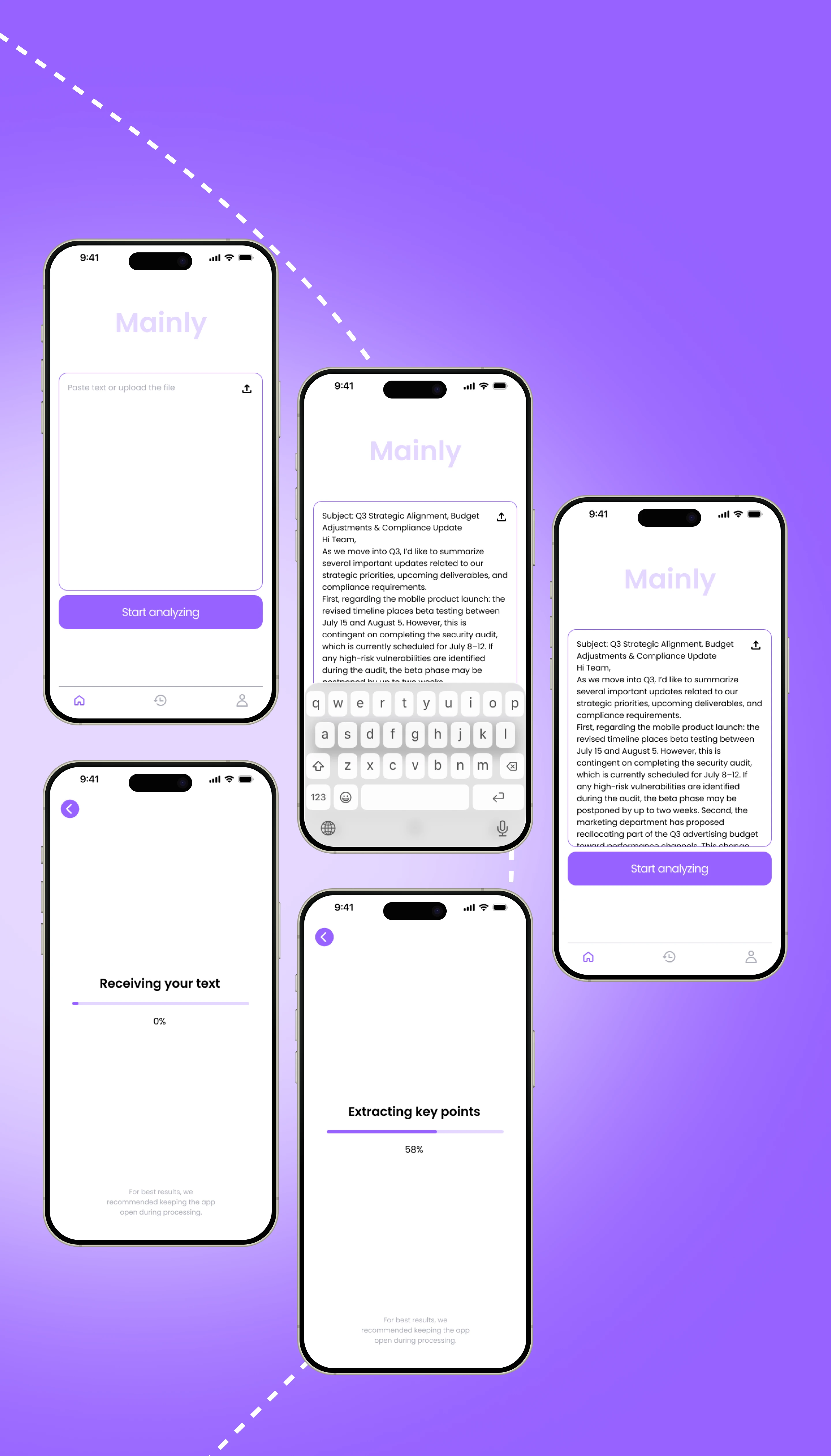 MAINLY | AI Assistant Mobile App — Изображение №13 — Интерфейсы на Dprofile