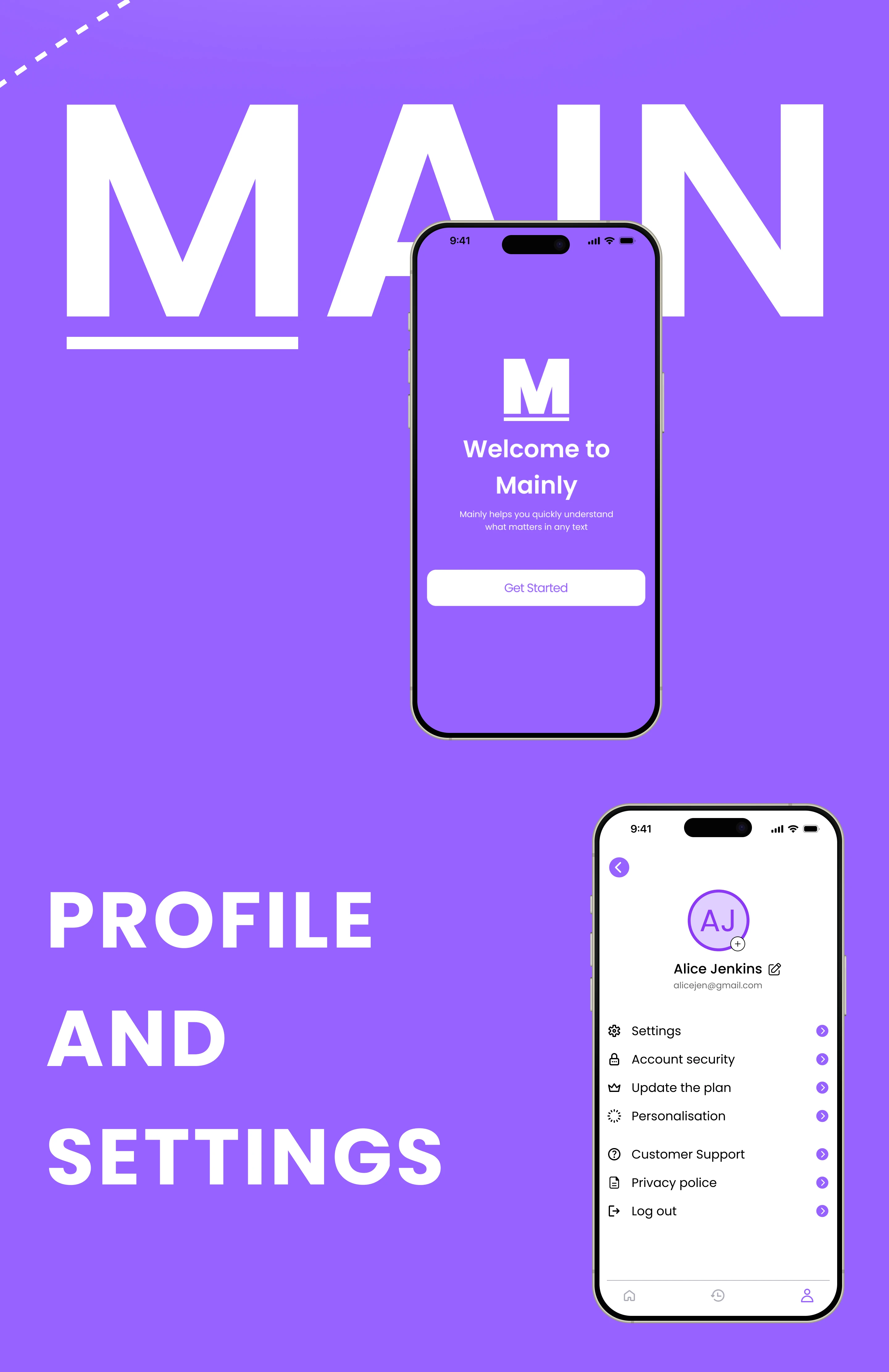MAINLY | AI Assistant Mobile App — Изображение №11 — Интерфейсы на Dprofile