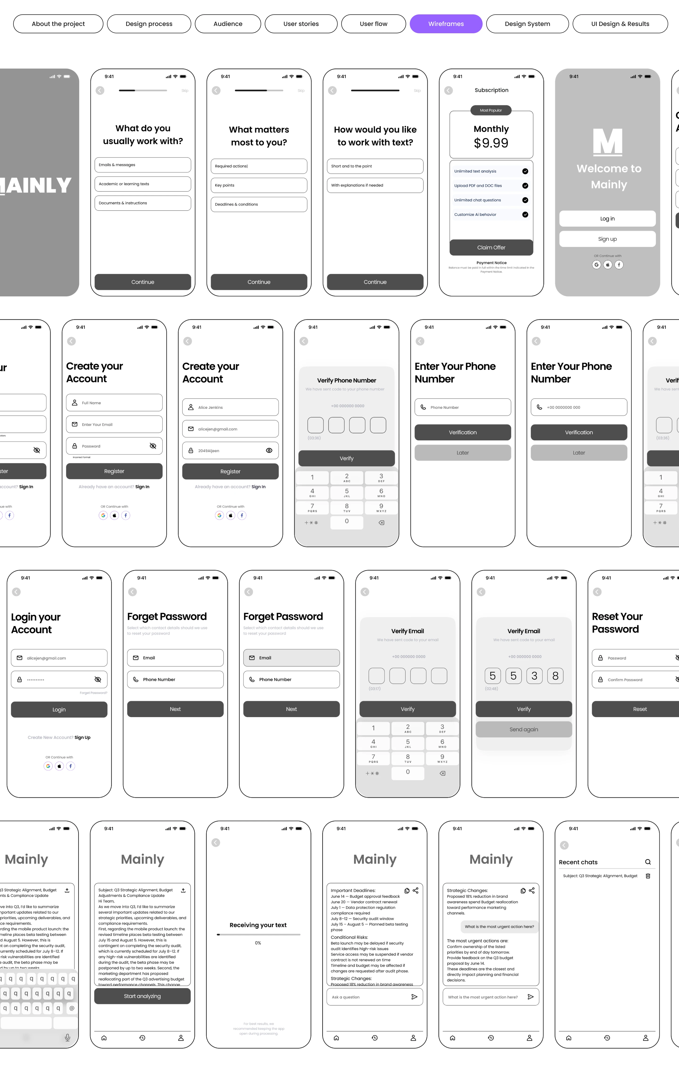 MAINLY | AI Assistant Mobile App — Изображение №7 — Интерфейсы на Dprofile
