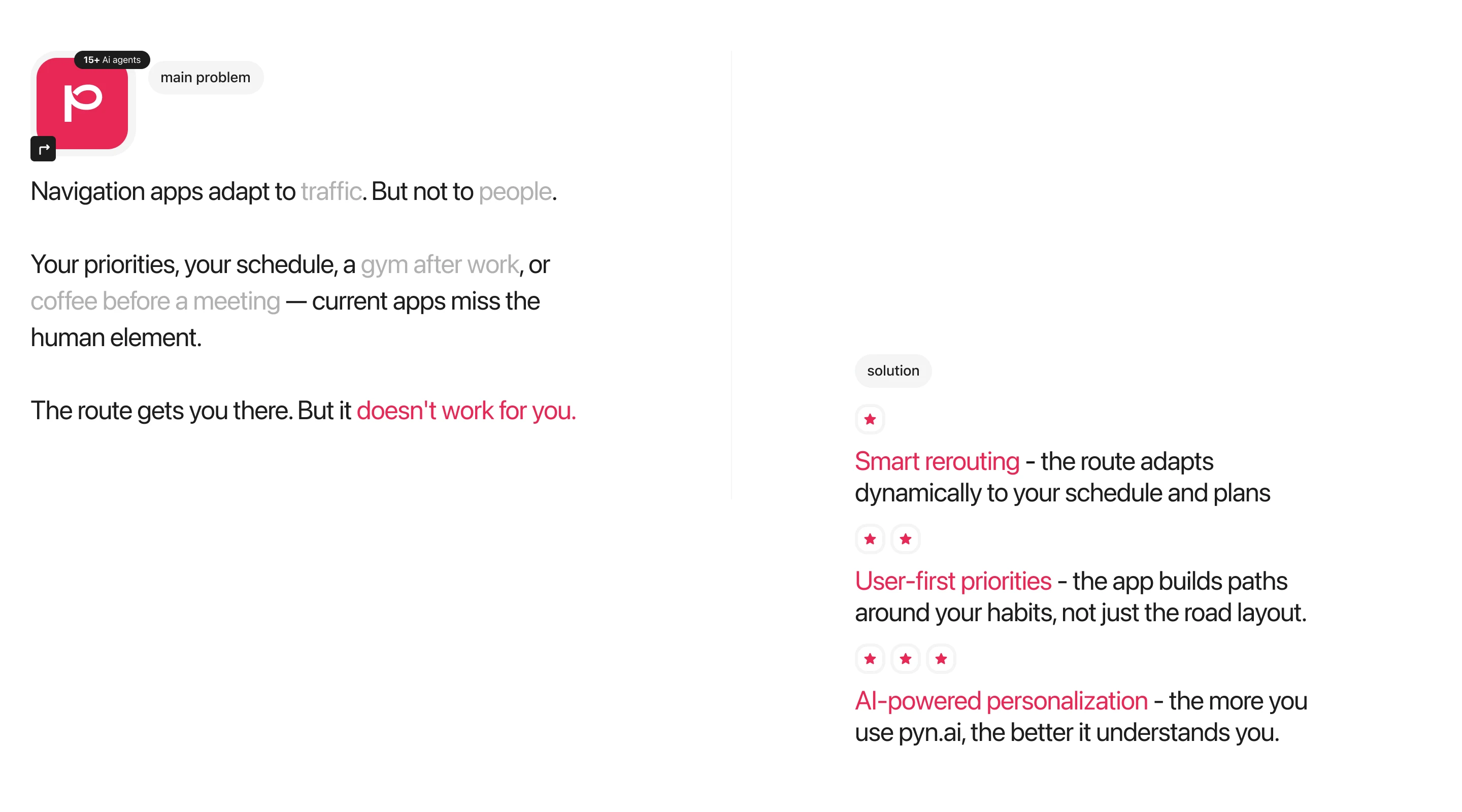 pyn.ai | App design — Изображение №3 — Интерфейсы на Dprofile