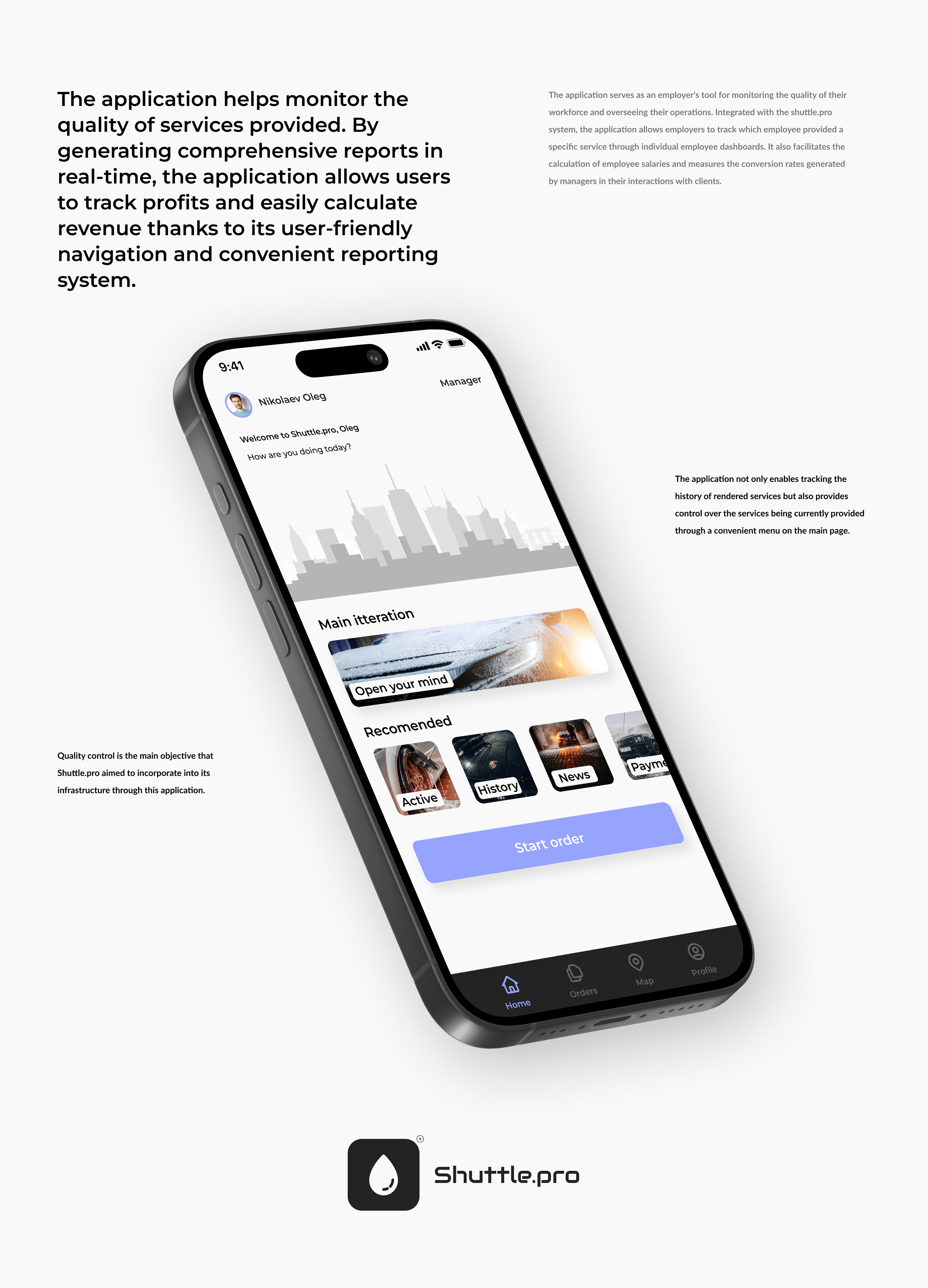 Shuttle.app | Мобильное приложение для автомоек — Изображение №7 — Интерфейсы на Dprofile