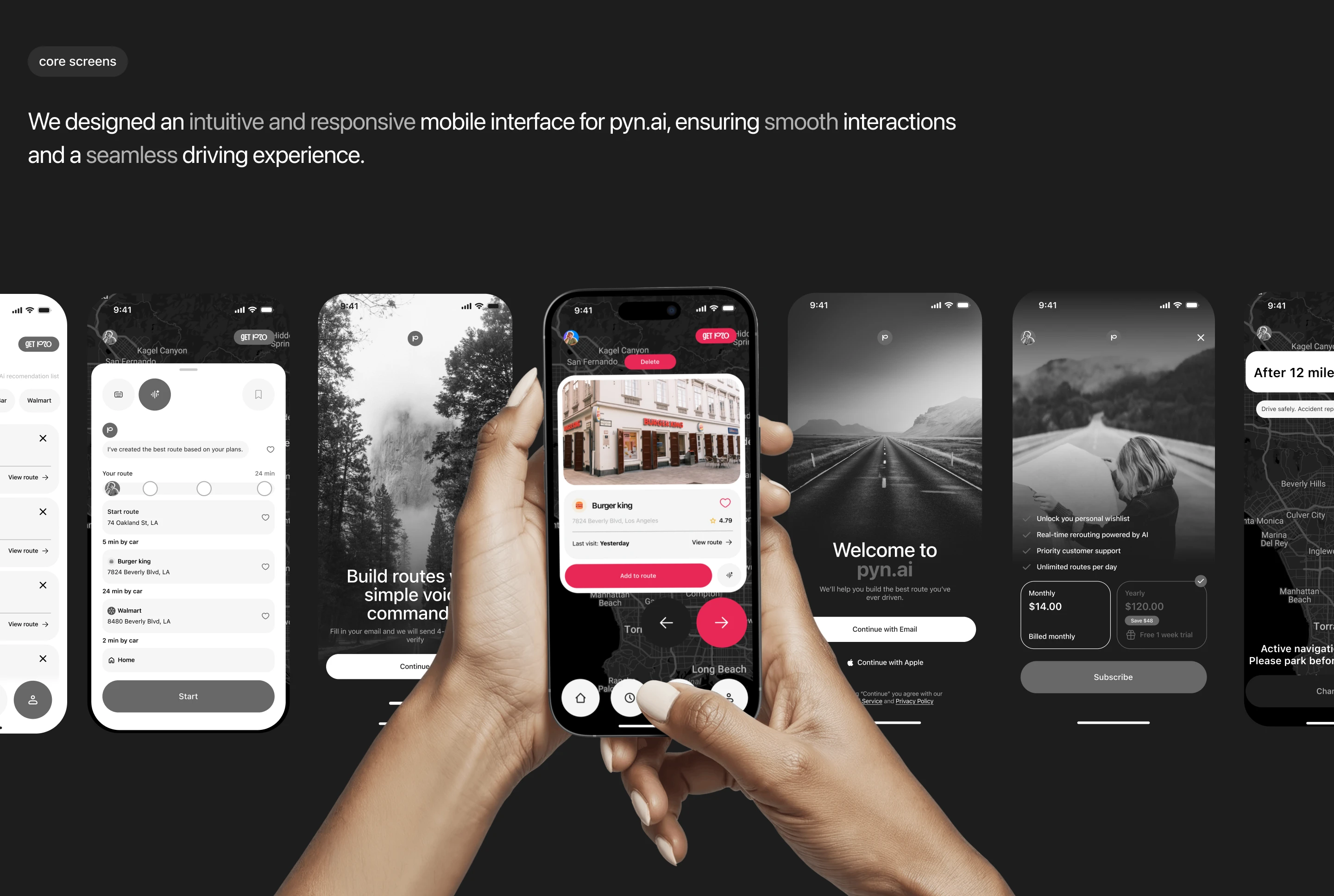pyn.ai | App design — Изображение №20 — Интерфейсы на Dprofile