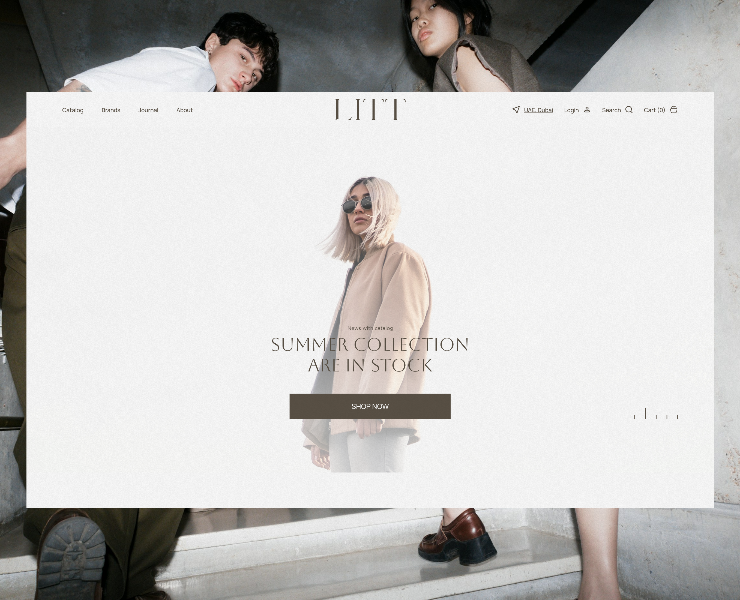 Litt | ecommerce — Интерфейсы на Dprofile