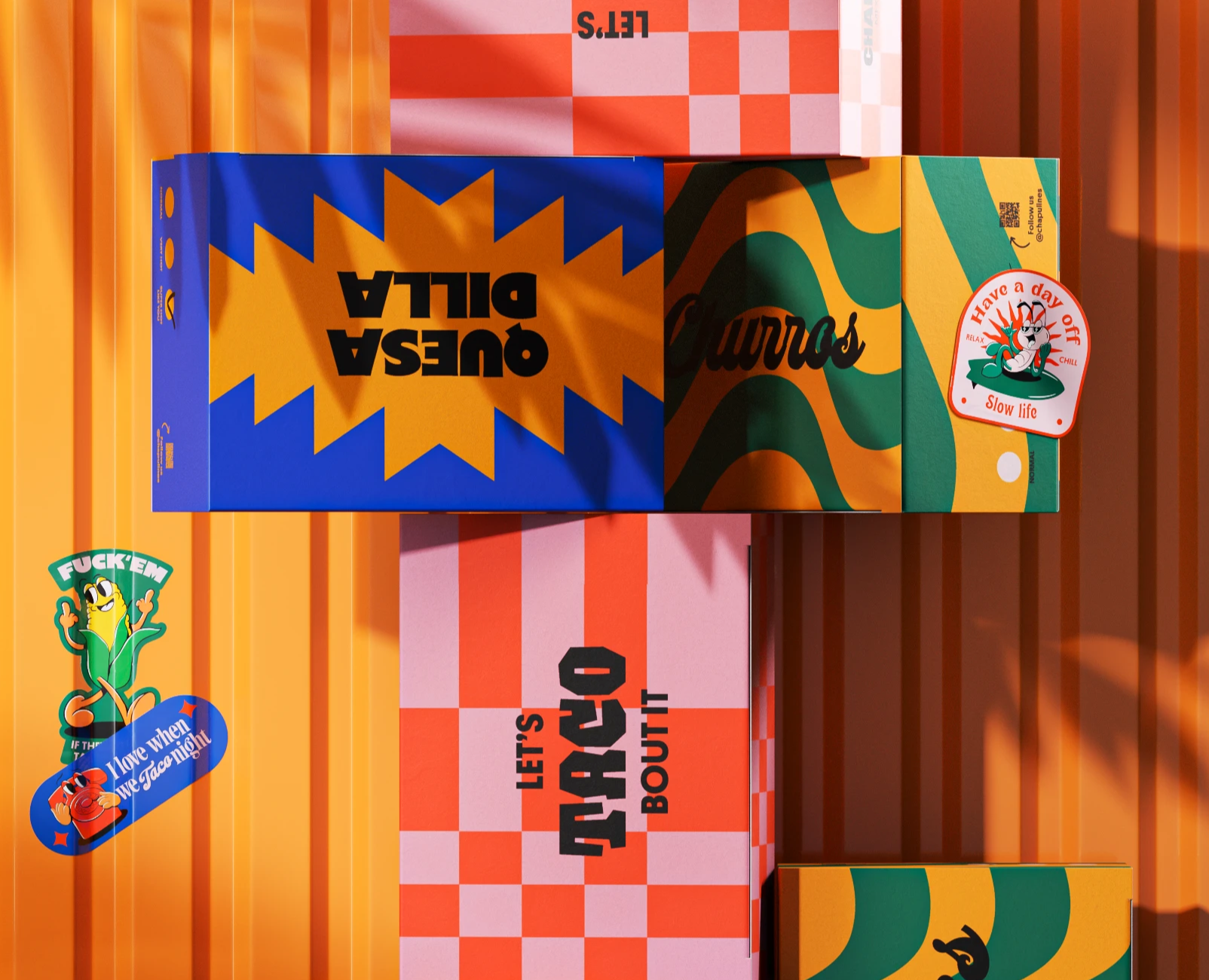 Chapulines — Mexican Twist — Брендинг, Иллюстрация на Dprofile