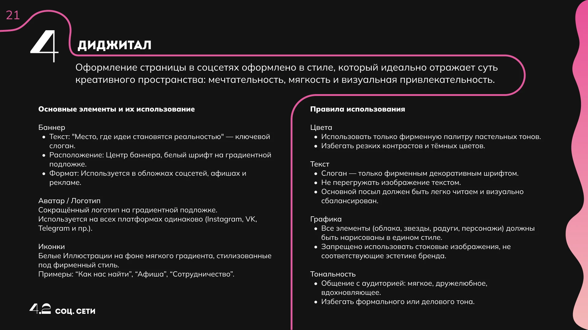 Брендбук для креативного пространства — Изображение №22 — Брендинг на Dprofile