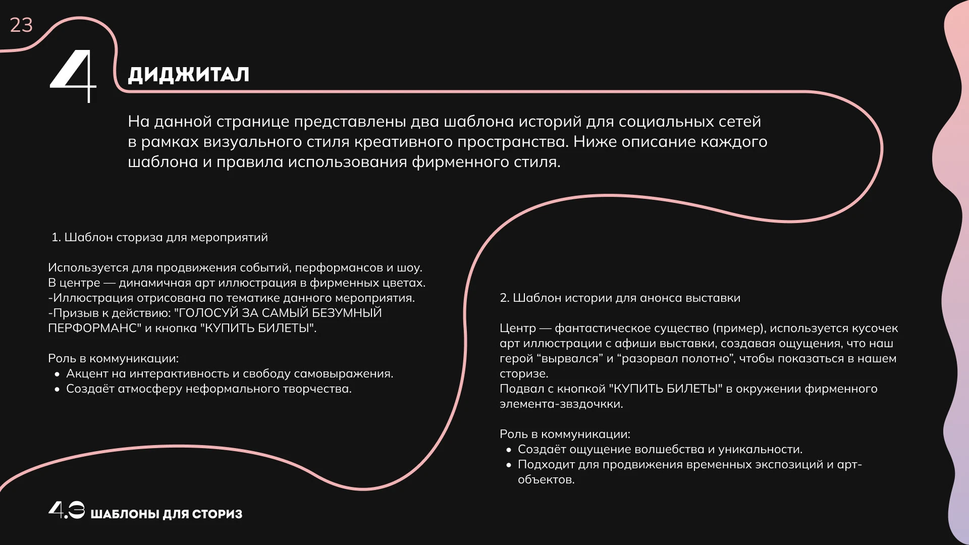 Брендбук для креативного пространства — Изображение №24 — Брендинг на Dprofile