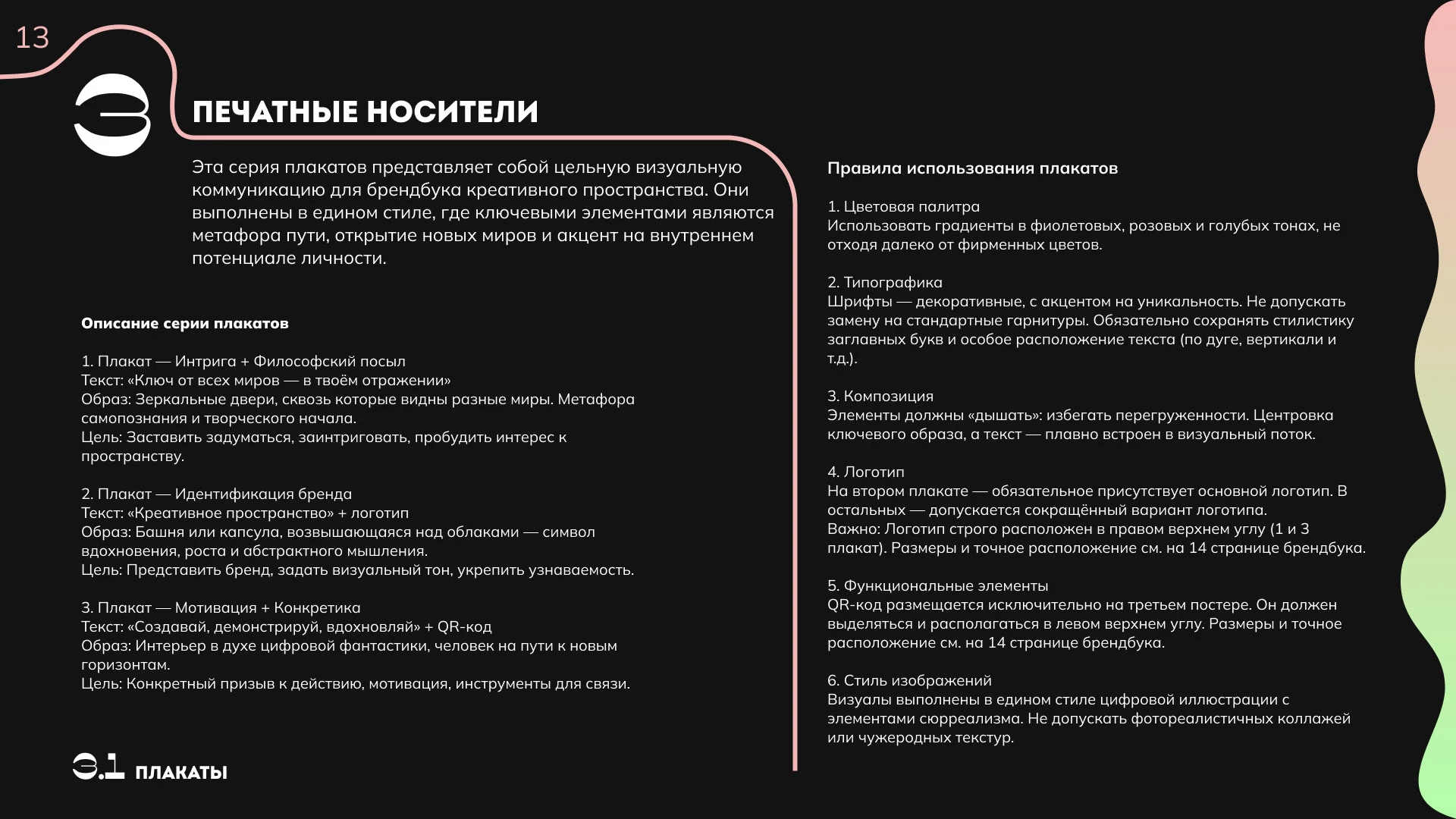 Брендбук для креативного пространства — Изображение №14 — Брендинг на Dprofile