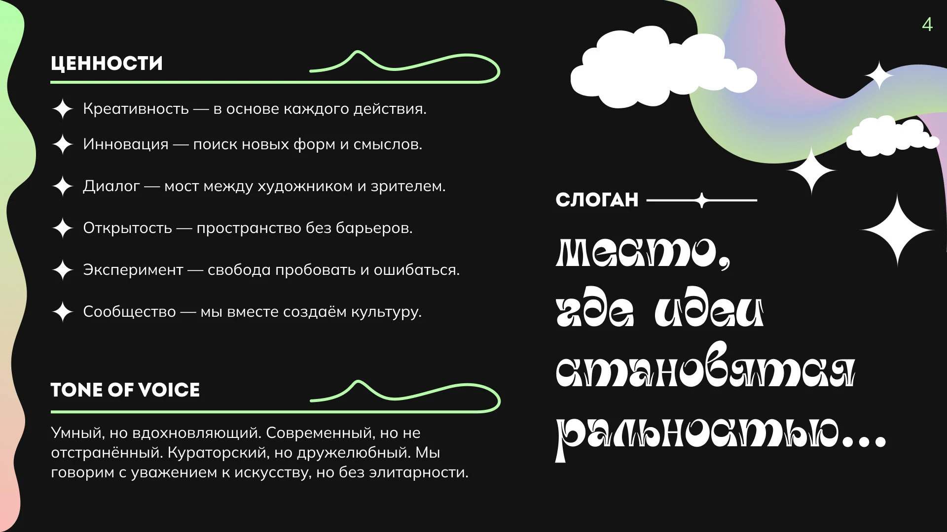 Брендбук для креативного пространства — Изображение №5 — Брендинг на Dprofile