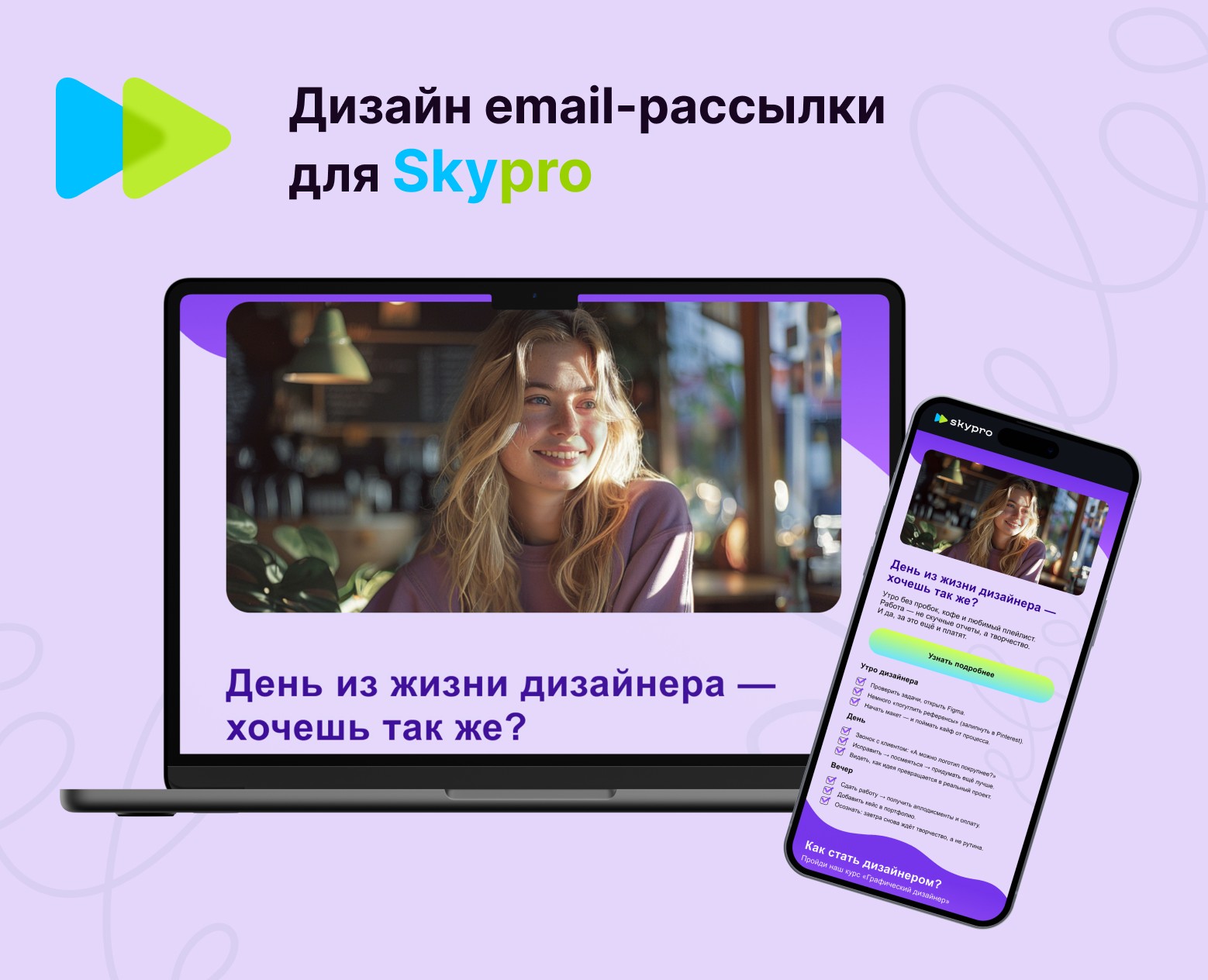 Дизайн email-рассылки для SkyPro — Интерфейсы на Dprofile