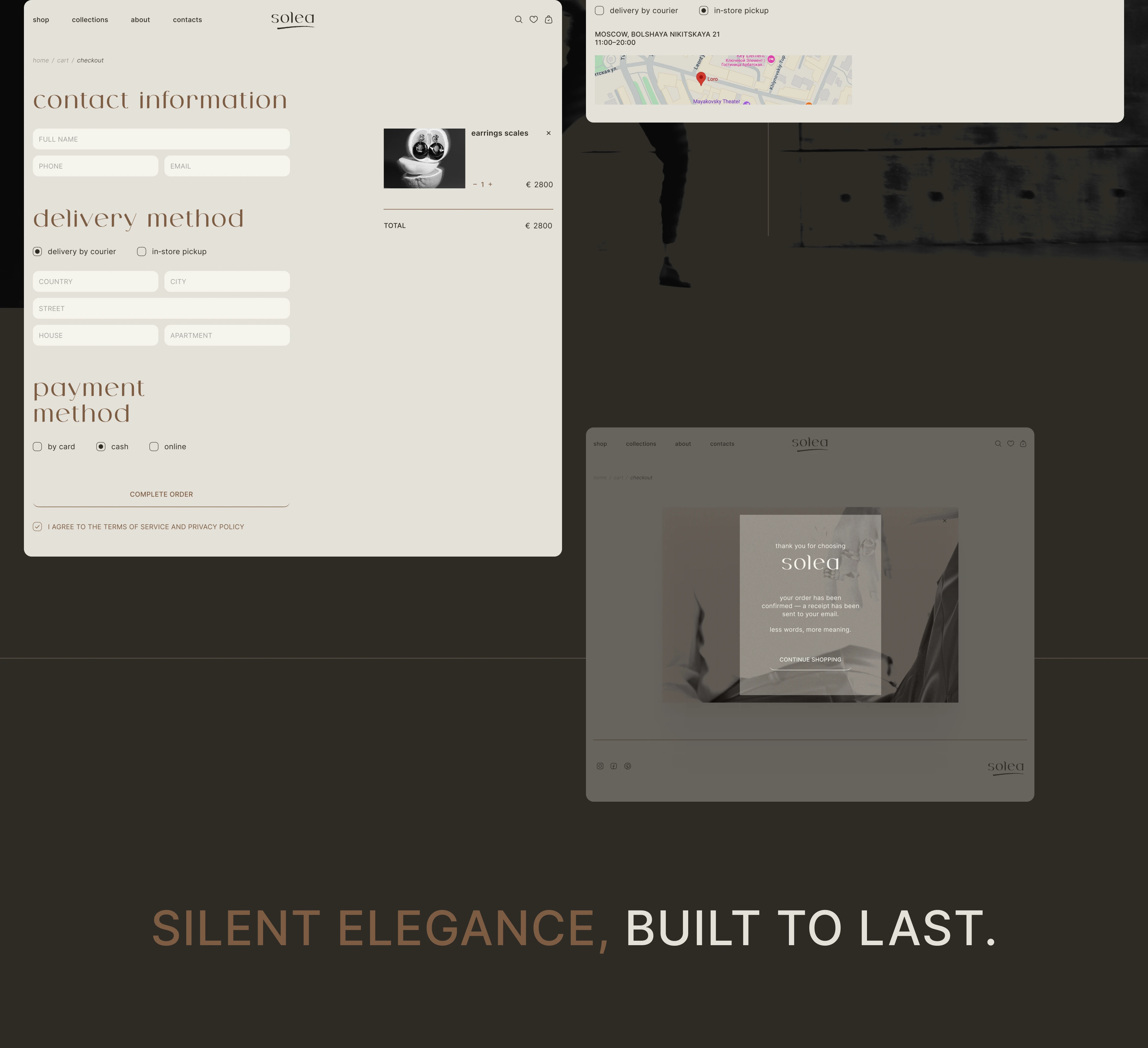 UX/UI Design for Jewelry E-commerce Store — Изображение №13 — Интерфейсы, Анимация на Dprofile