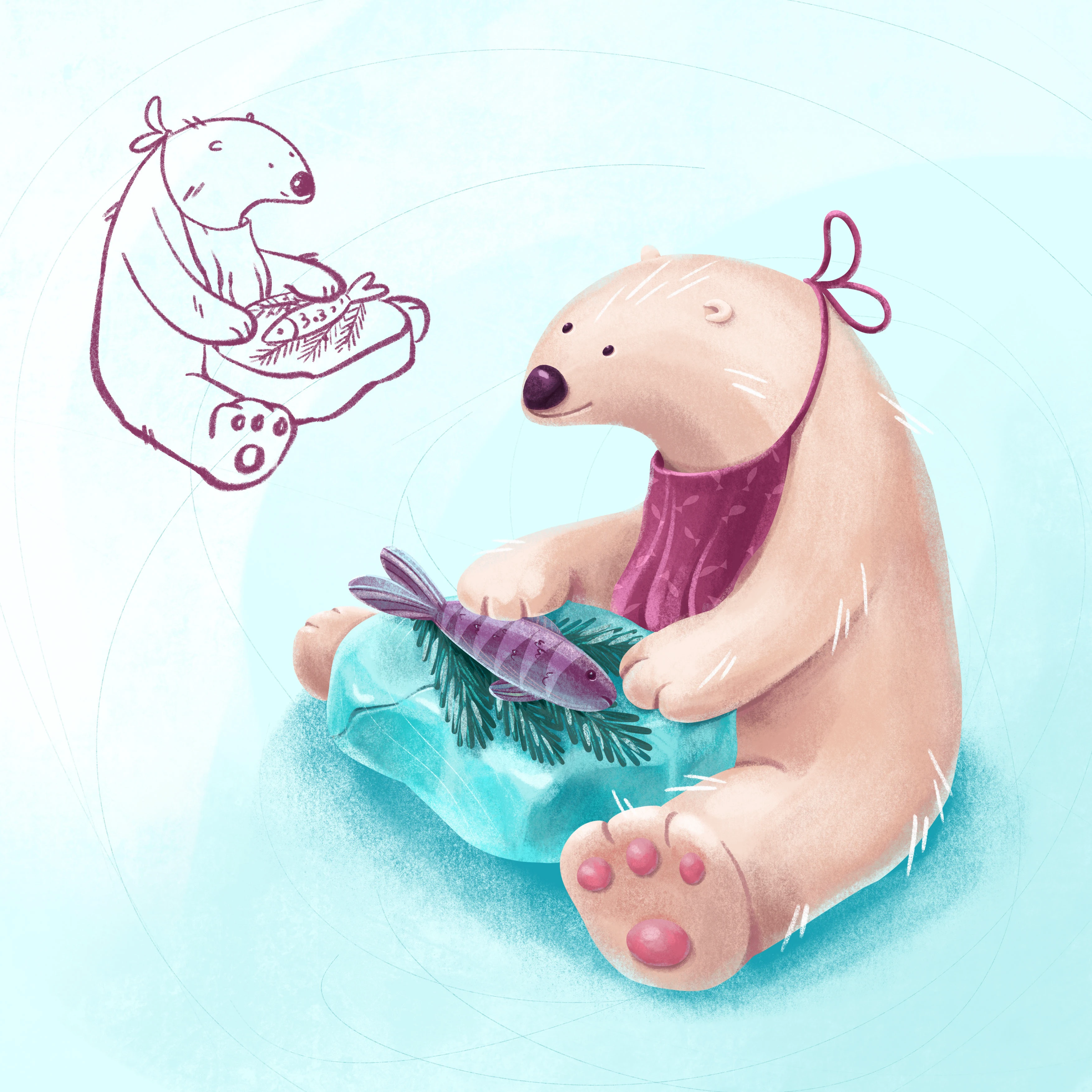 Персонаж-мишка — Изображение №2 — Иллюстрация на Dprofile