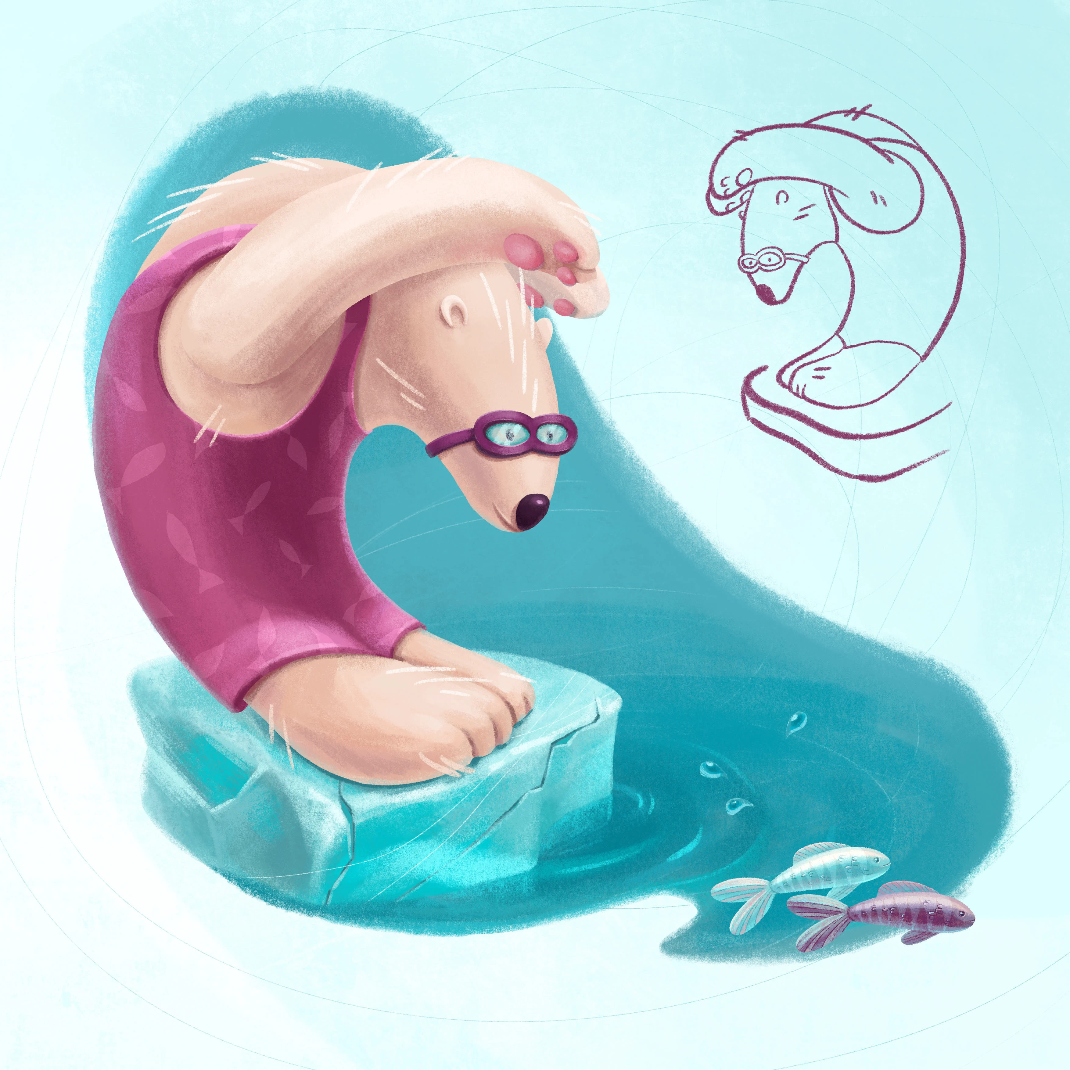 Персонаж-мишка — Изображение №1 — Иллюстрация на Dprofile