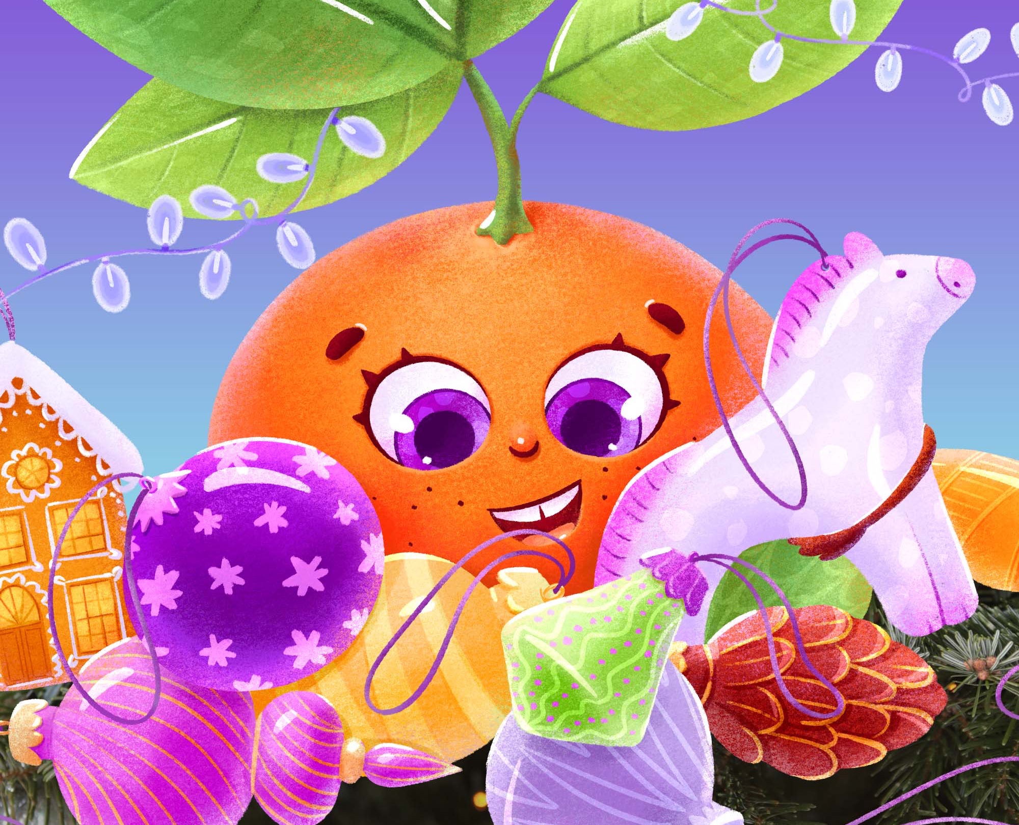 Дизайн персонажа для магазина новогодних сувениров на Dprofile