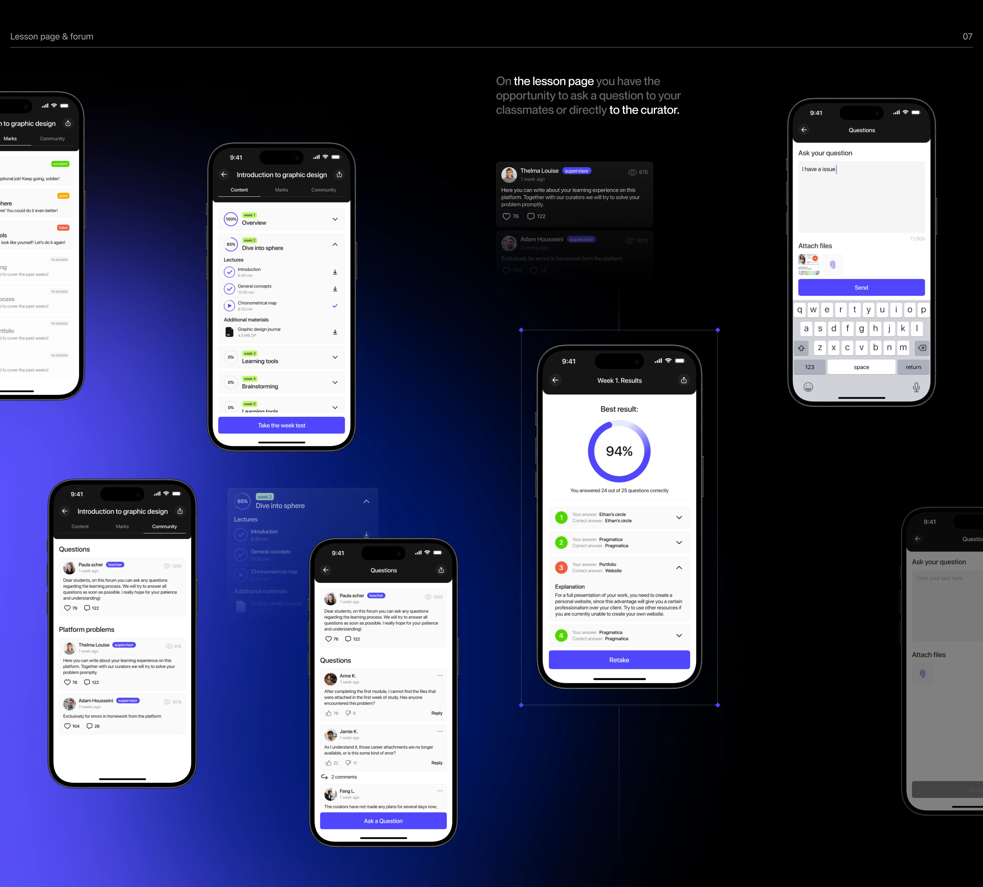 EduVista Mobile App — Изображение №12 — Интерфейсы на Dprofile