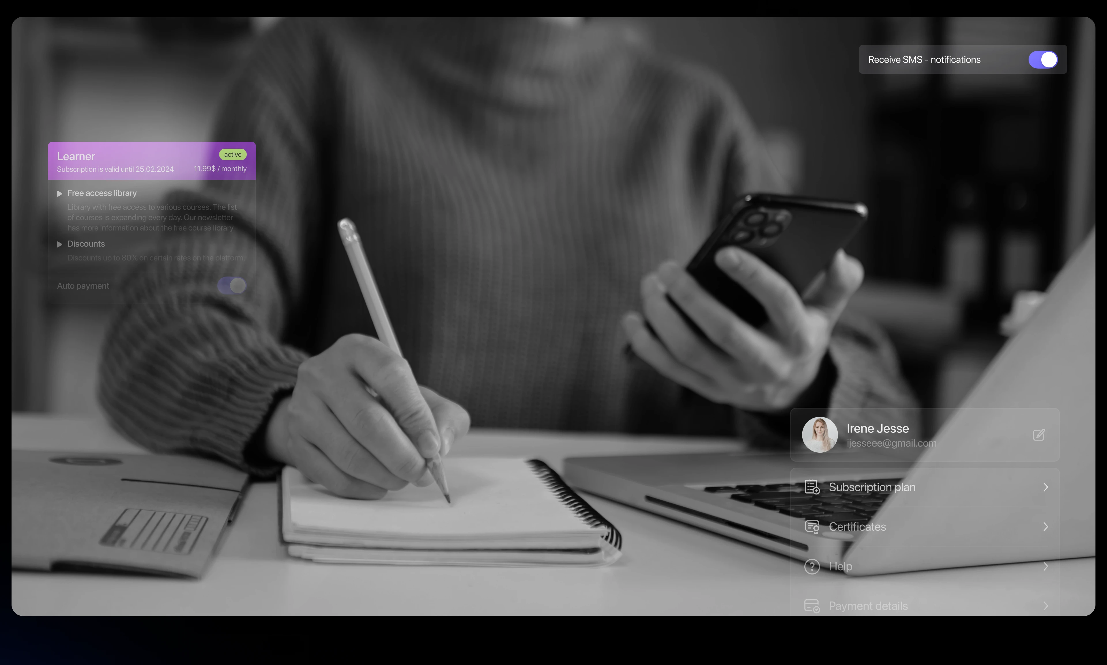 EduVista Mobile App — Изображение №16 — Интерфейсы на Dprofile