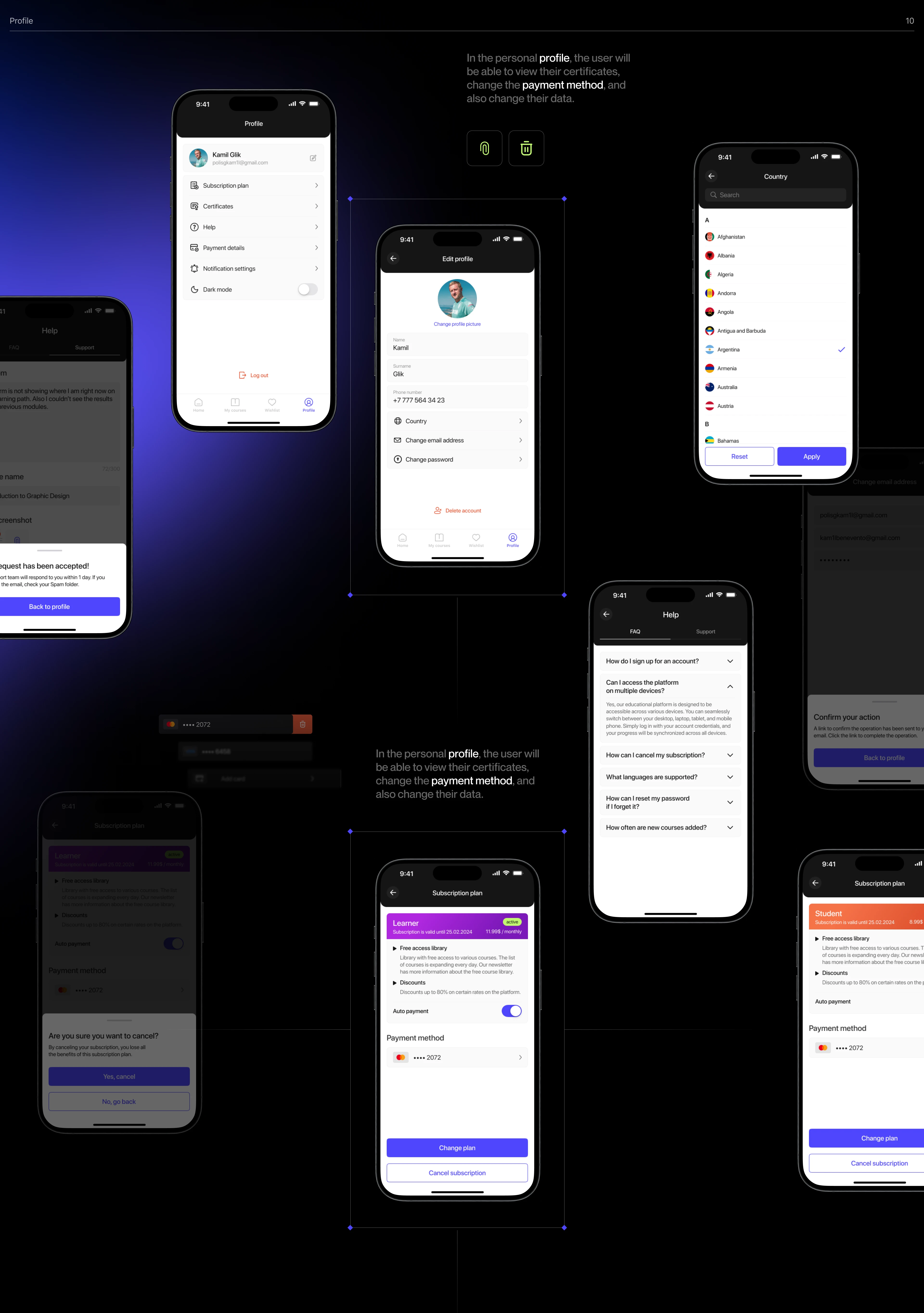 EduVista Mobile App — Изображение №17 — Интерфейсы на Dprofile