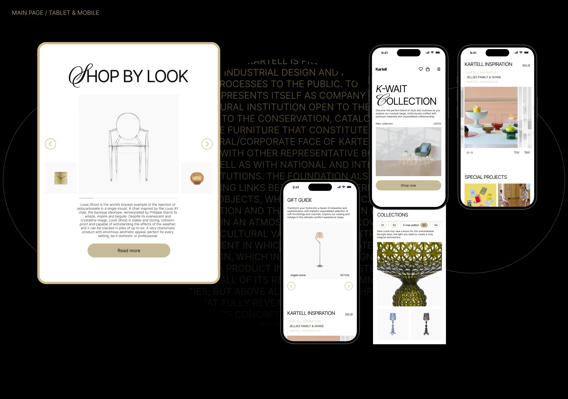 Kartell | E-commerce redesign — Изображение №4 — Интерфейсы на Dprofile