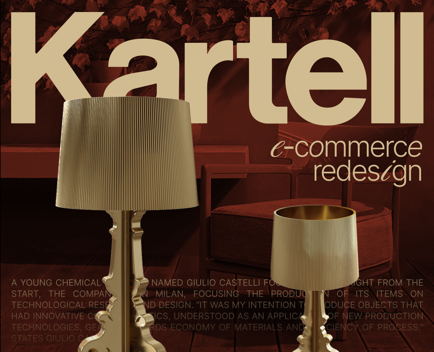 Kartell | E-commerce redesign — Интерфейсы на Dprofile